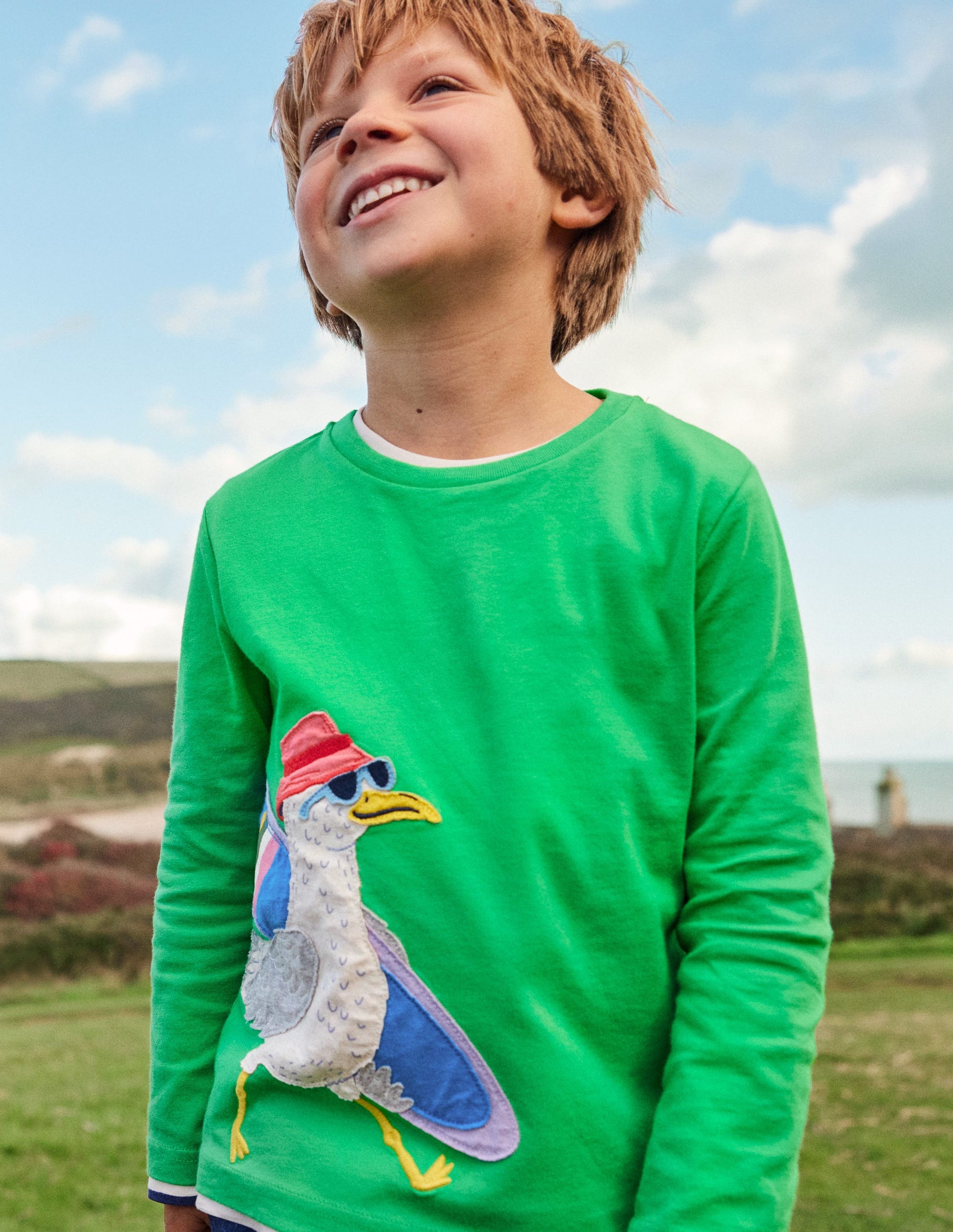 Oberteil mit Möwen-Logo-Minggrün Möwe-4