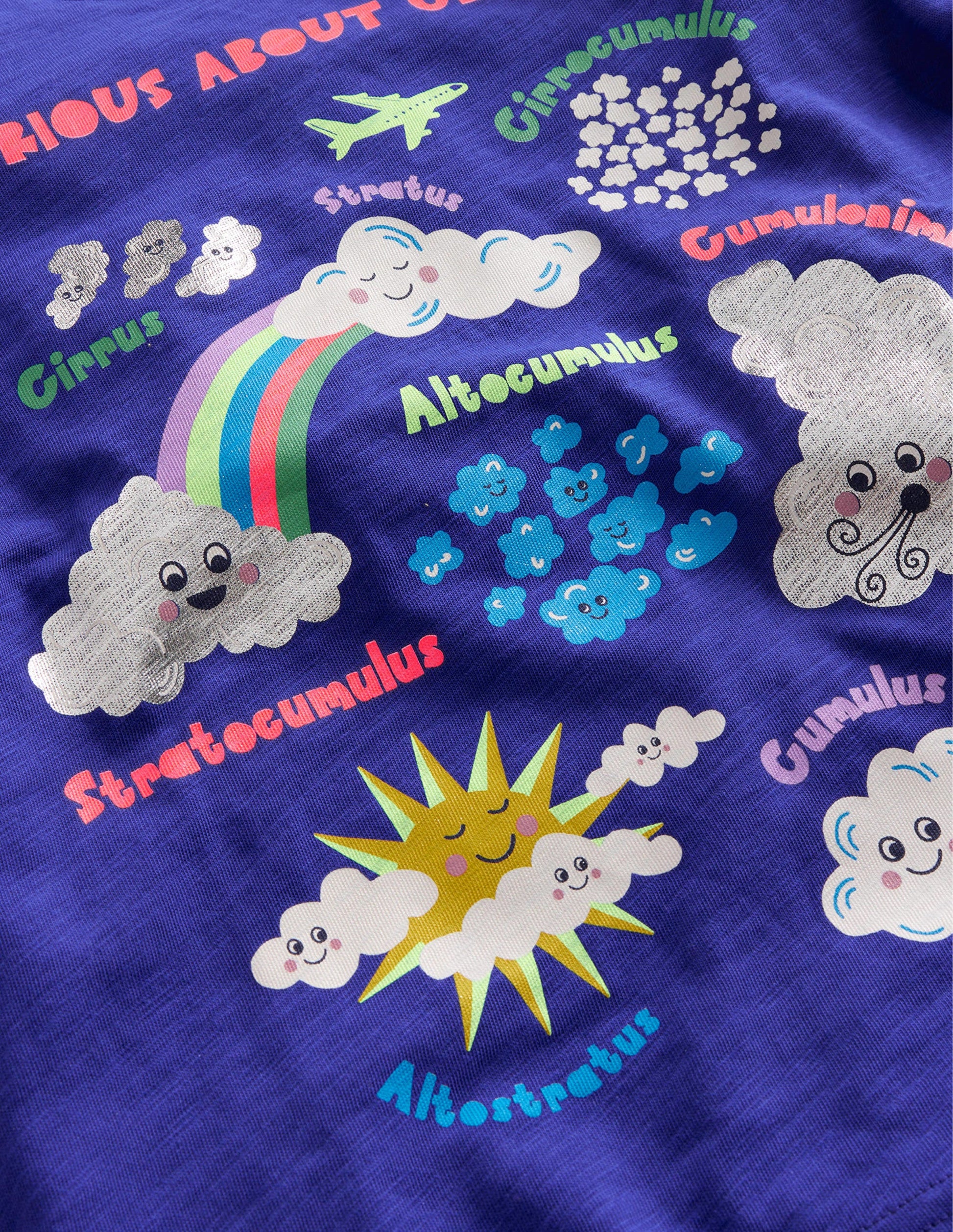 Bedrucktes Lern-T-Shirt-Blaureiher Wolken-3