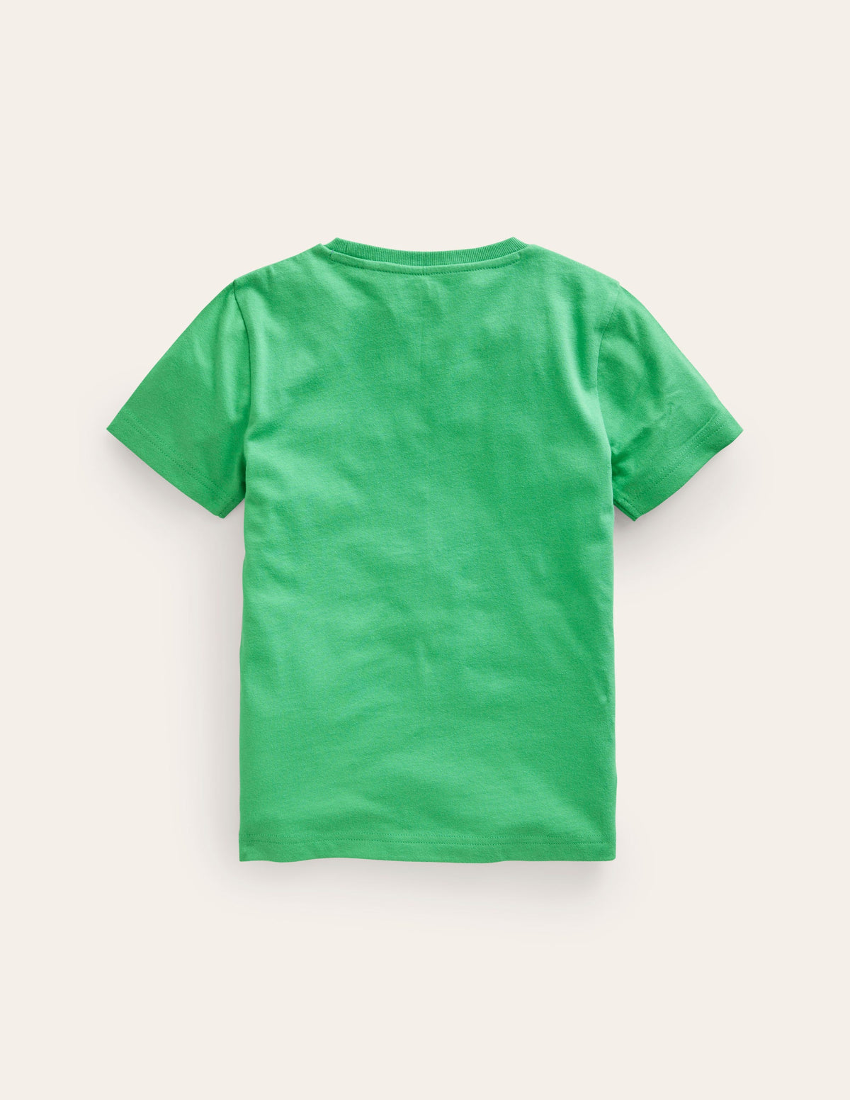 T-Shirt mit Tier-Superstitch-Erbsengrün Otter-2