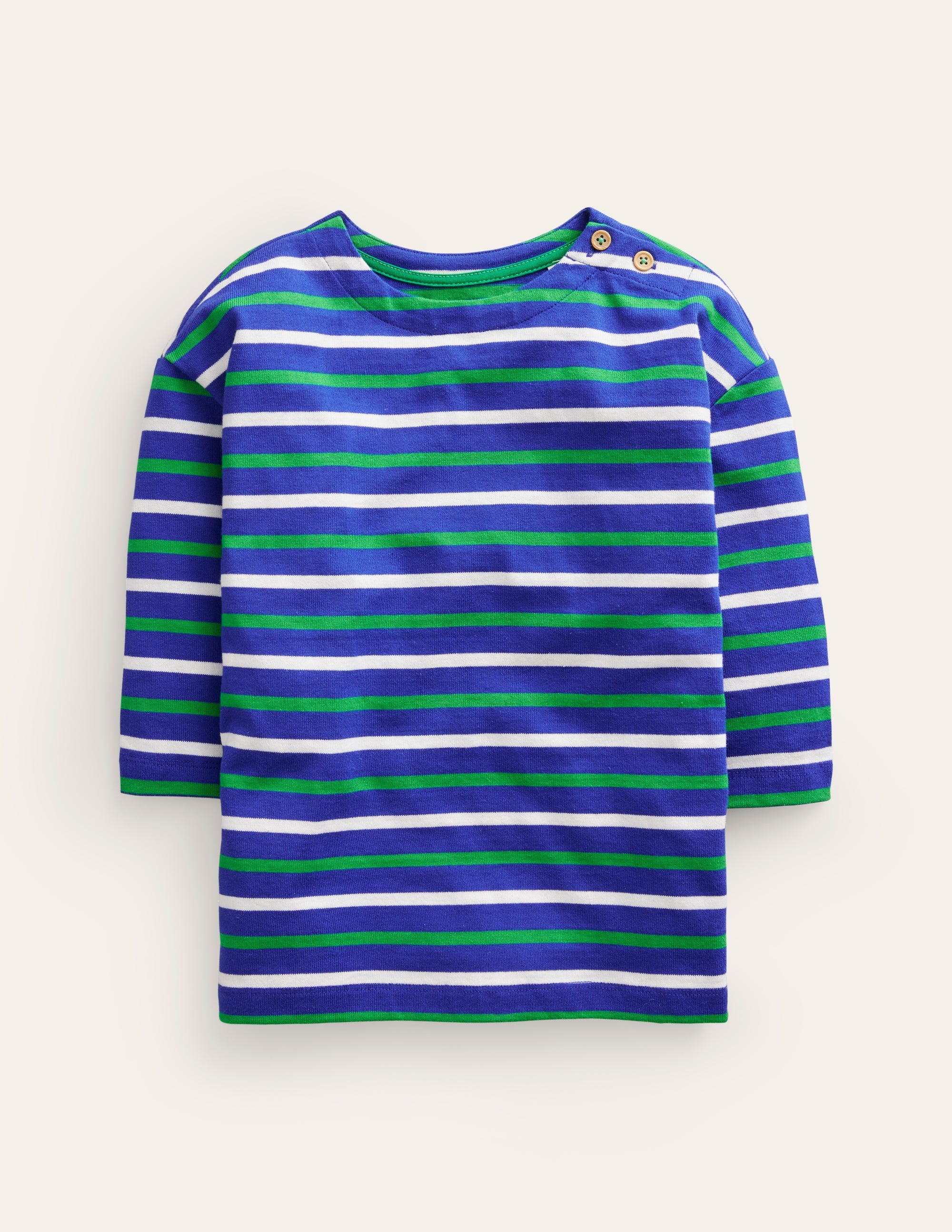 Seemanns-T-Shirt-Saphirblau /Stangenbohne - Image 1