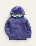 Kuscheliger Kapuzenpullover-Roboterblau