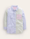 Chemise pêle-mêle en seersucker-Rayé style coutil multi