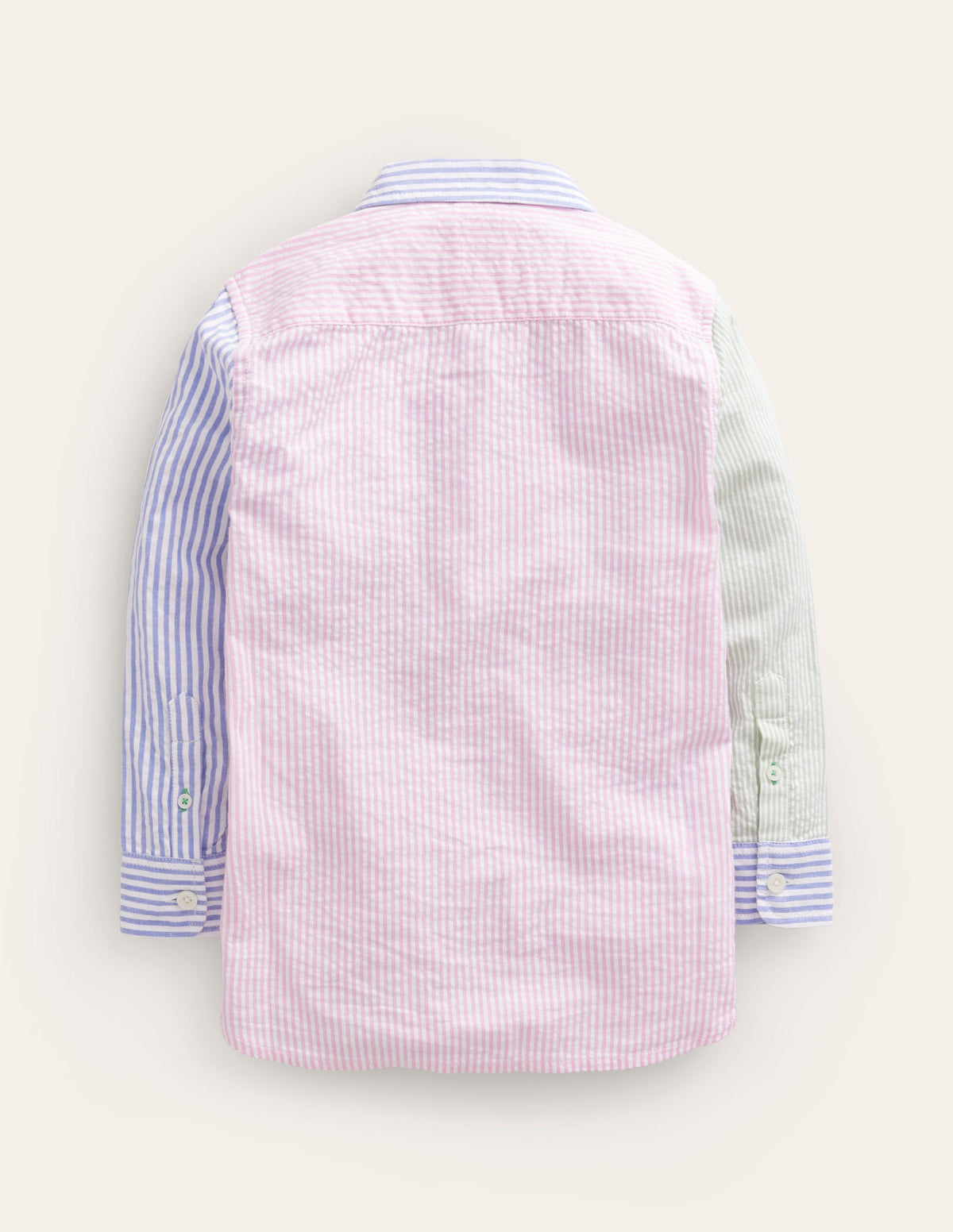 Chemise pêle-mêle en seersucker-Rayé style coutil multi - Image 2