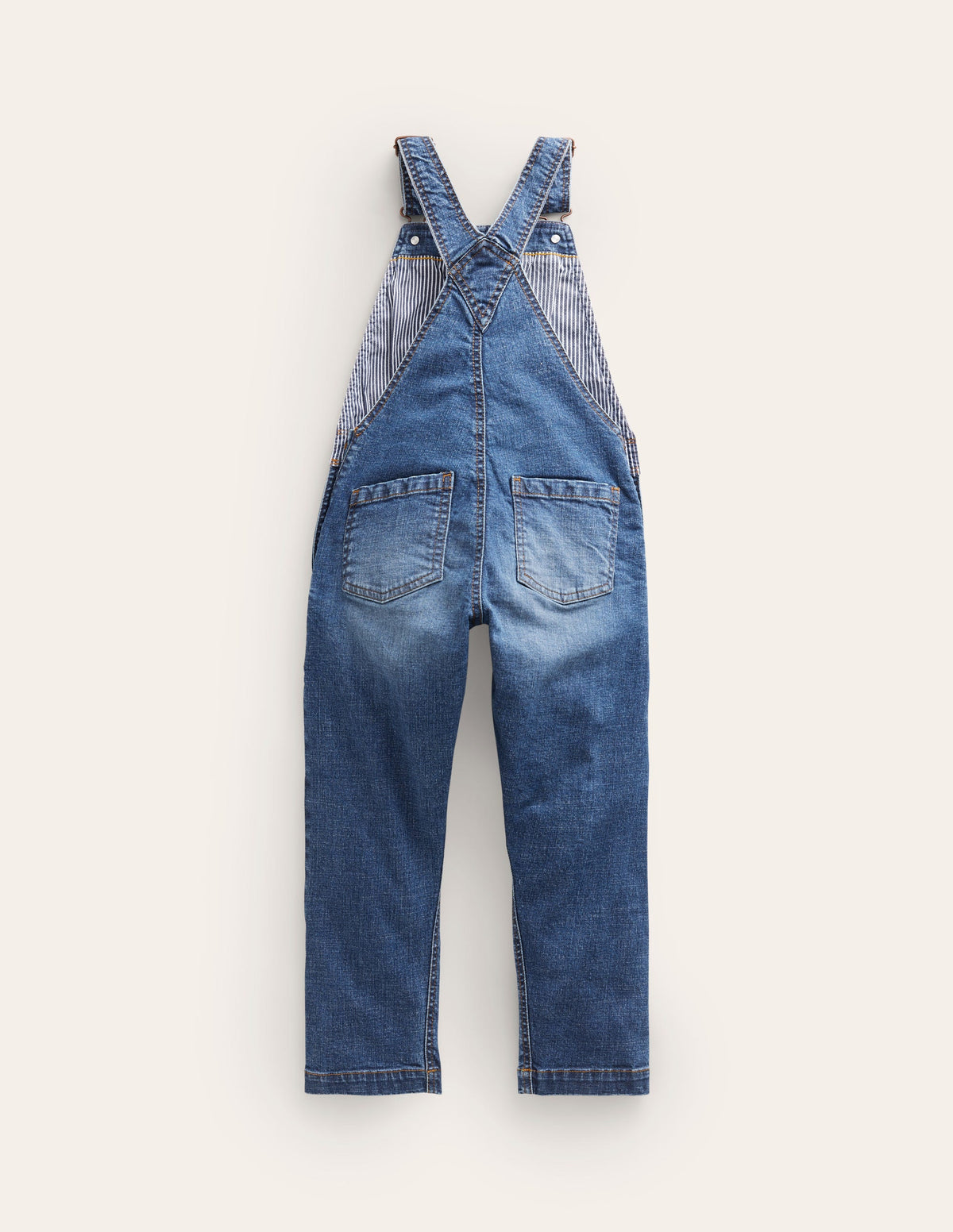 Latzhose aus Denim-Mittleres Denim-2
