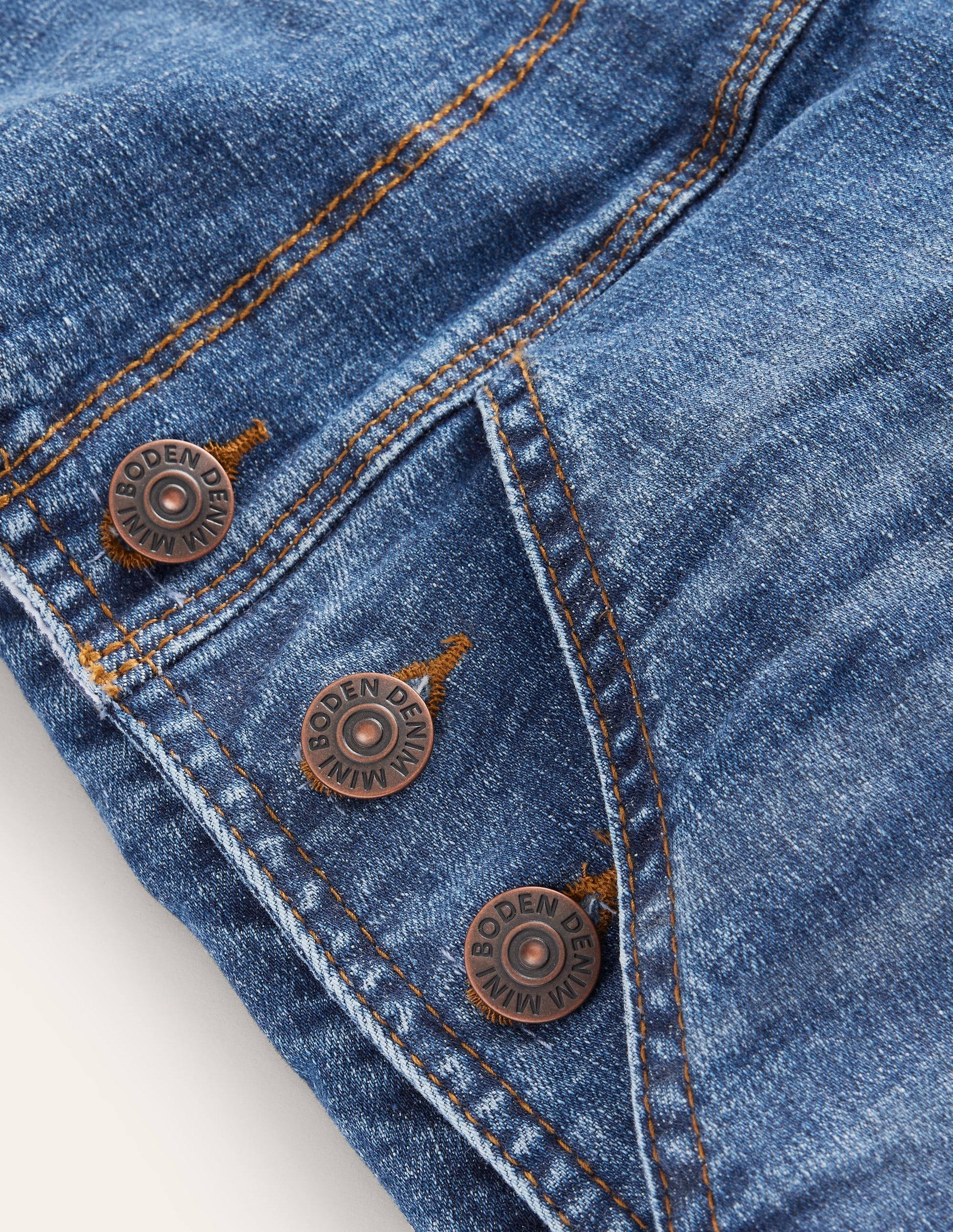 Latzhose aus Denim-Mittleres Denim-3