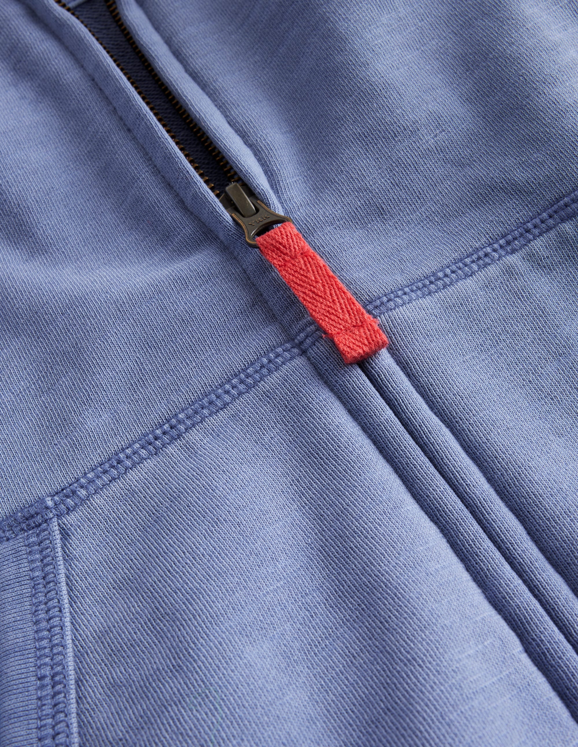 Stückgefärbte Kapuzenjacke-Staubblau - Image 3