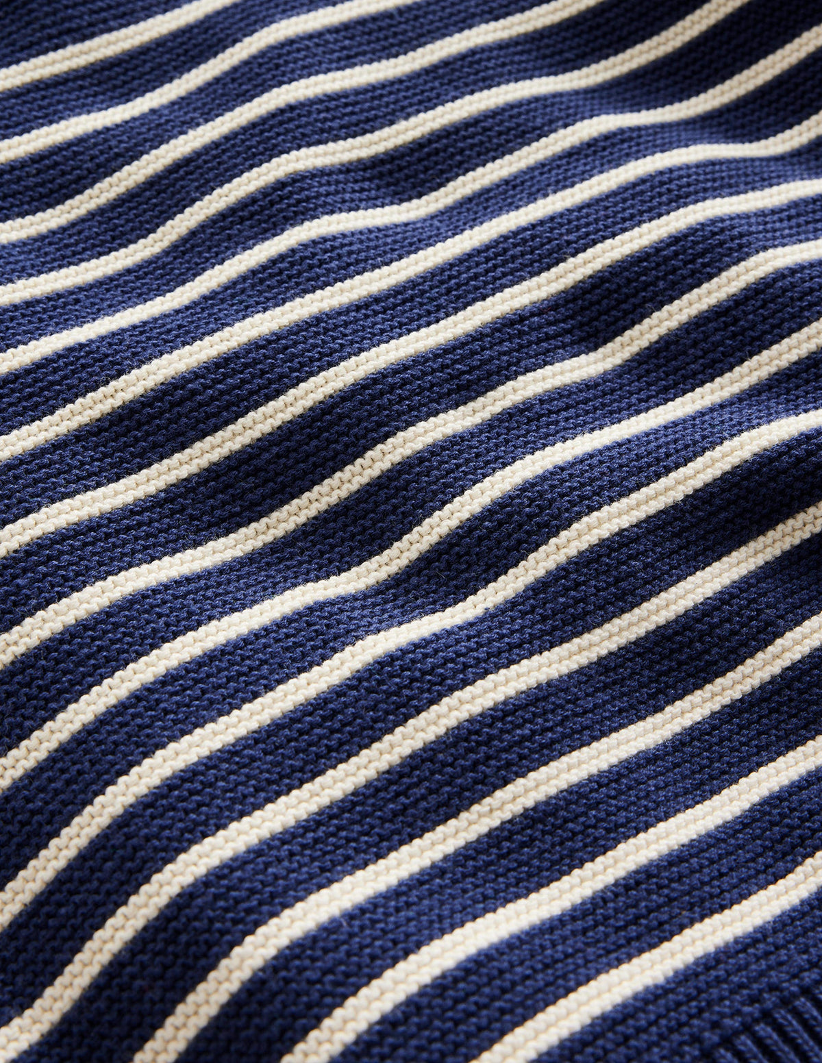 Pull à rayures nautiques-Rayé bleu saphir et ivoire-3