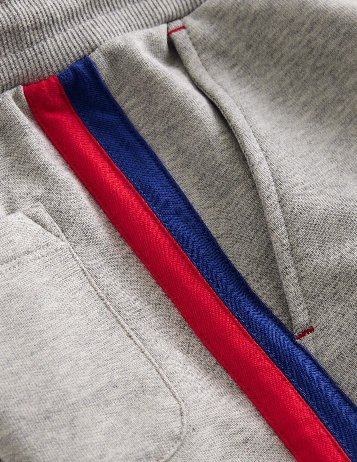 Sportliche Jogginghose-Grau Meliert-3
