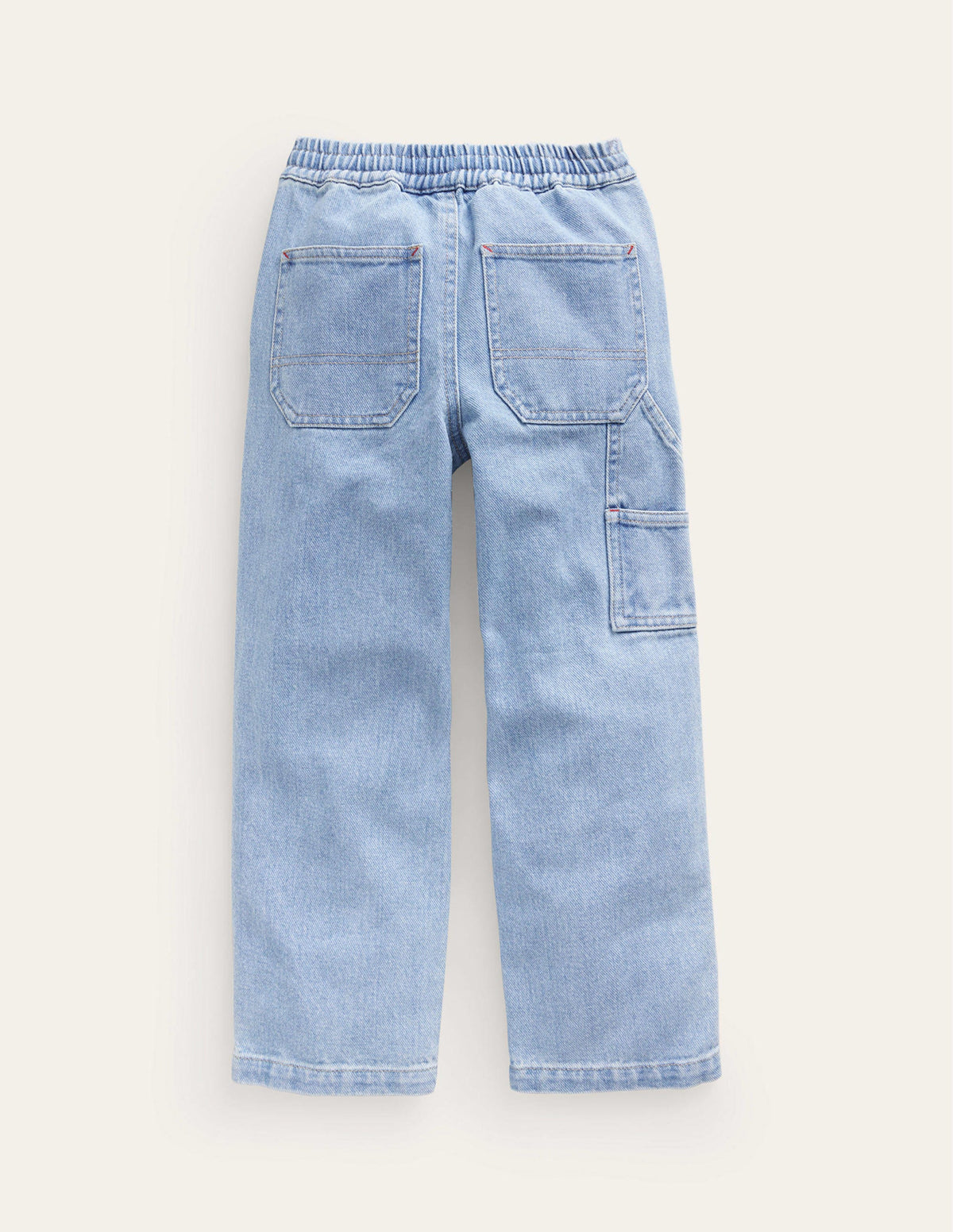 Pull-On Denim Trousers-Light Wash - Image 2
