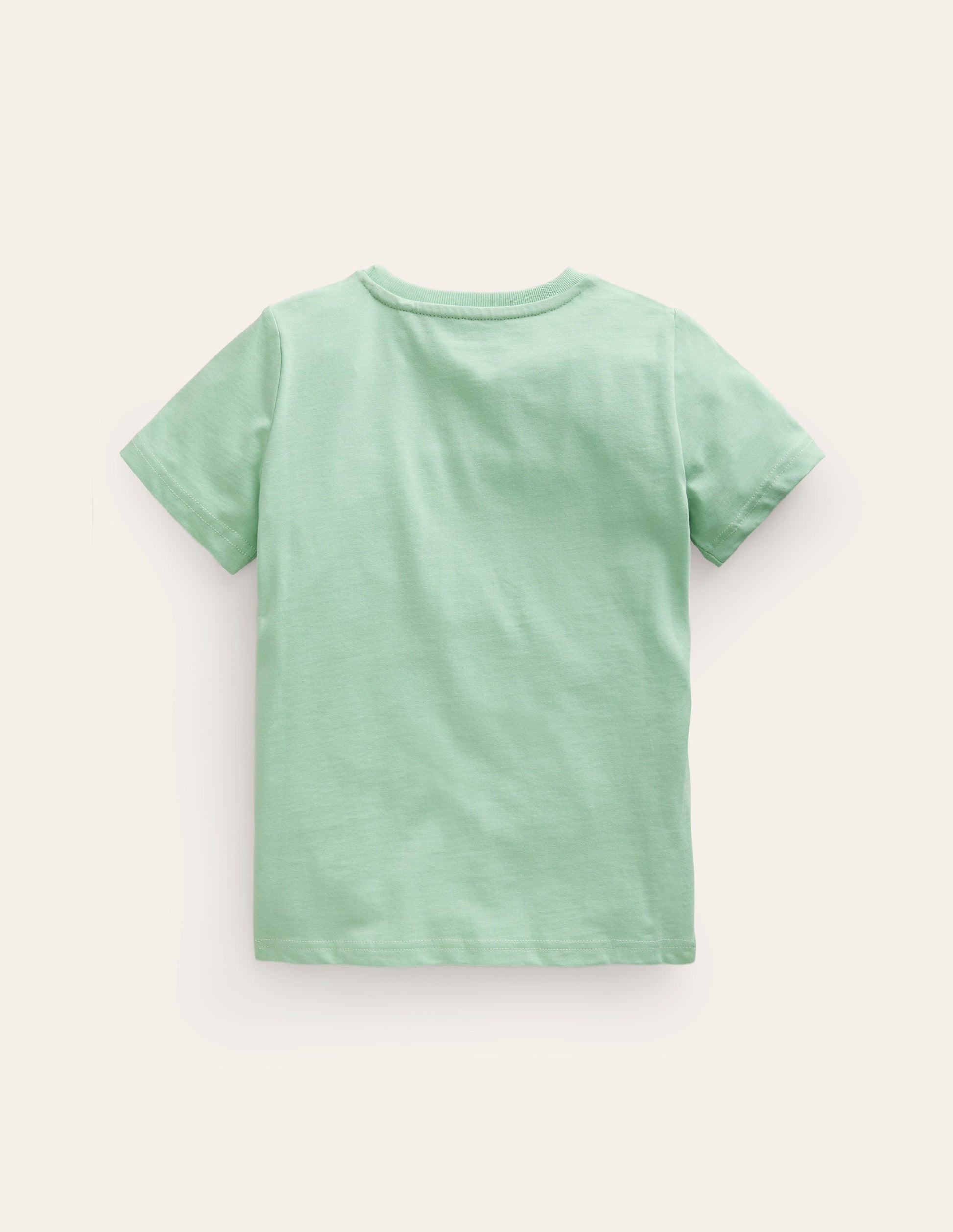 T-shirt Riso à imprimé-Dinosaures vert pistache-2
