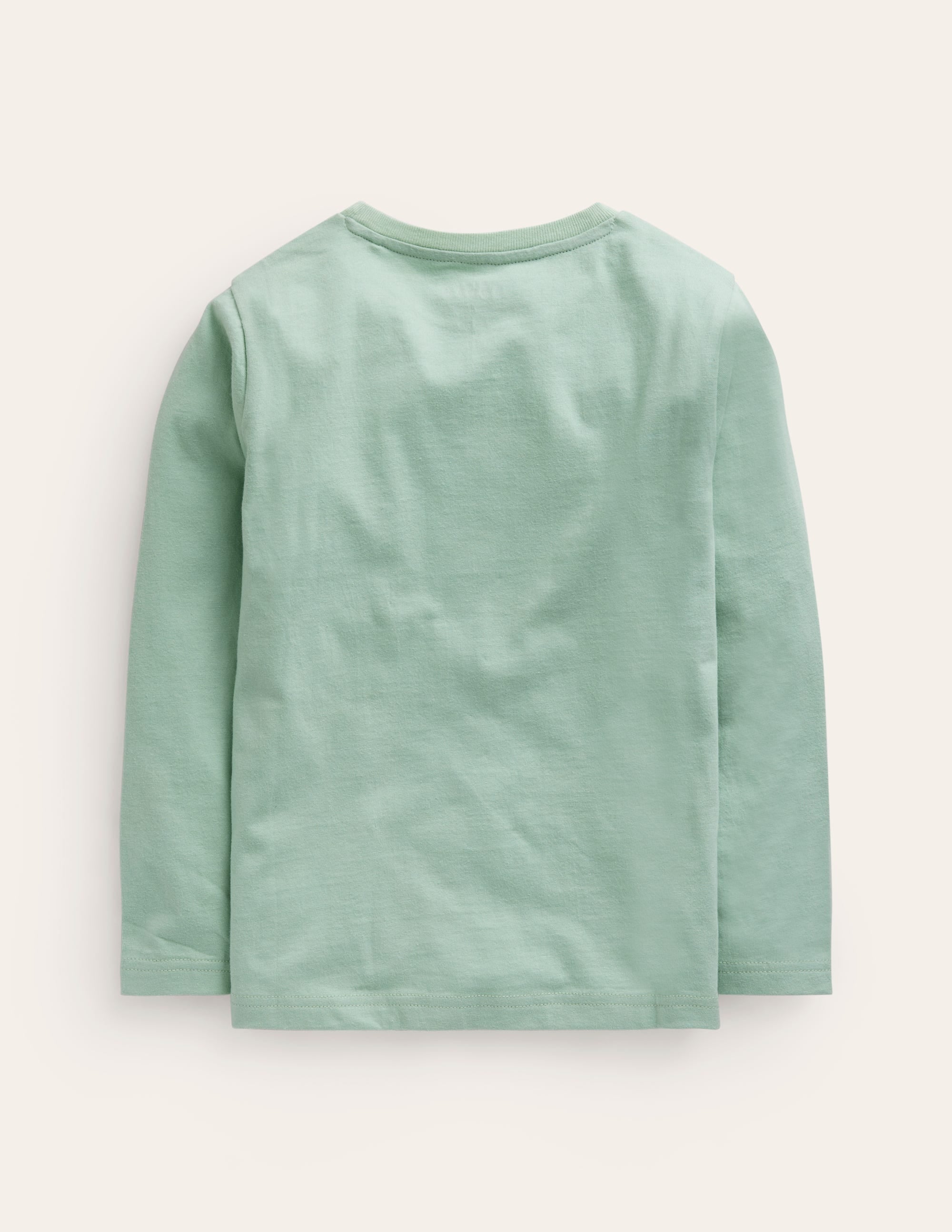 Kreuzstich-Baumwoll-T-Shirt-Pistazie - Image 2