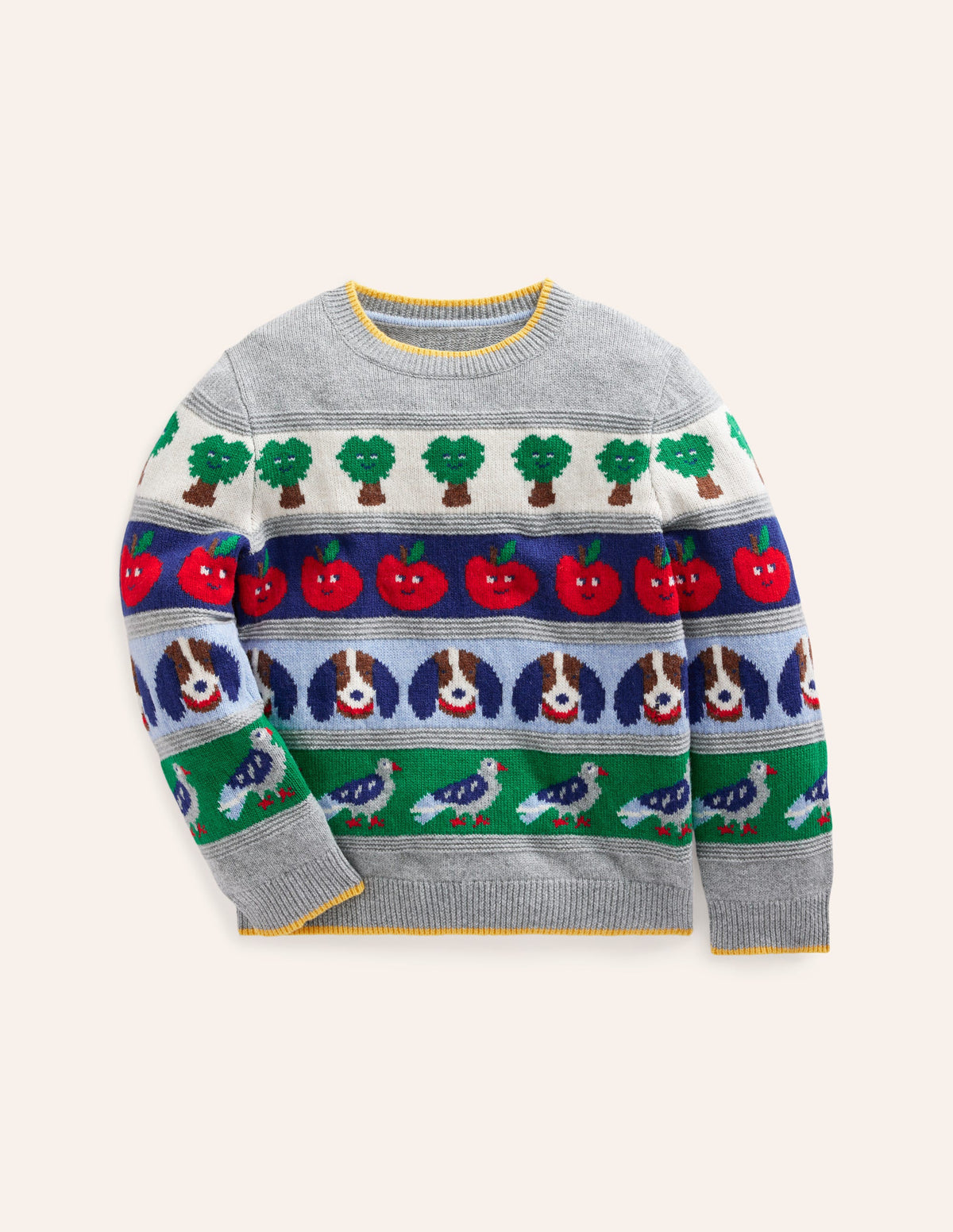 Fair-Isle-Pullover-Bunt mit Tieren - Image 2