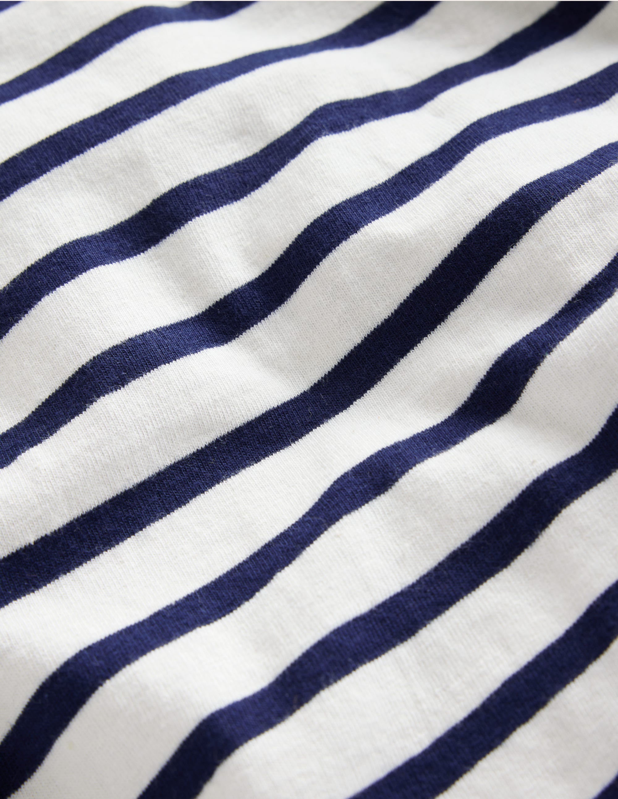 Breton-T-Shirt für den Alltag-Naturweiß/ Schuluniform-Marineblau - Image 3