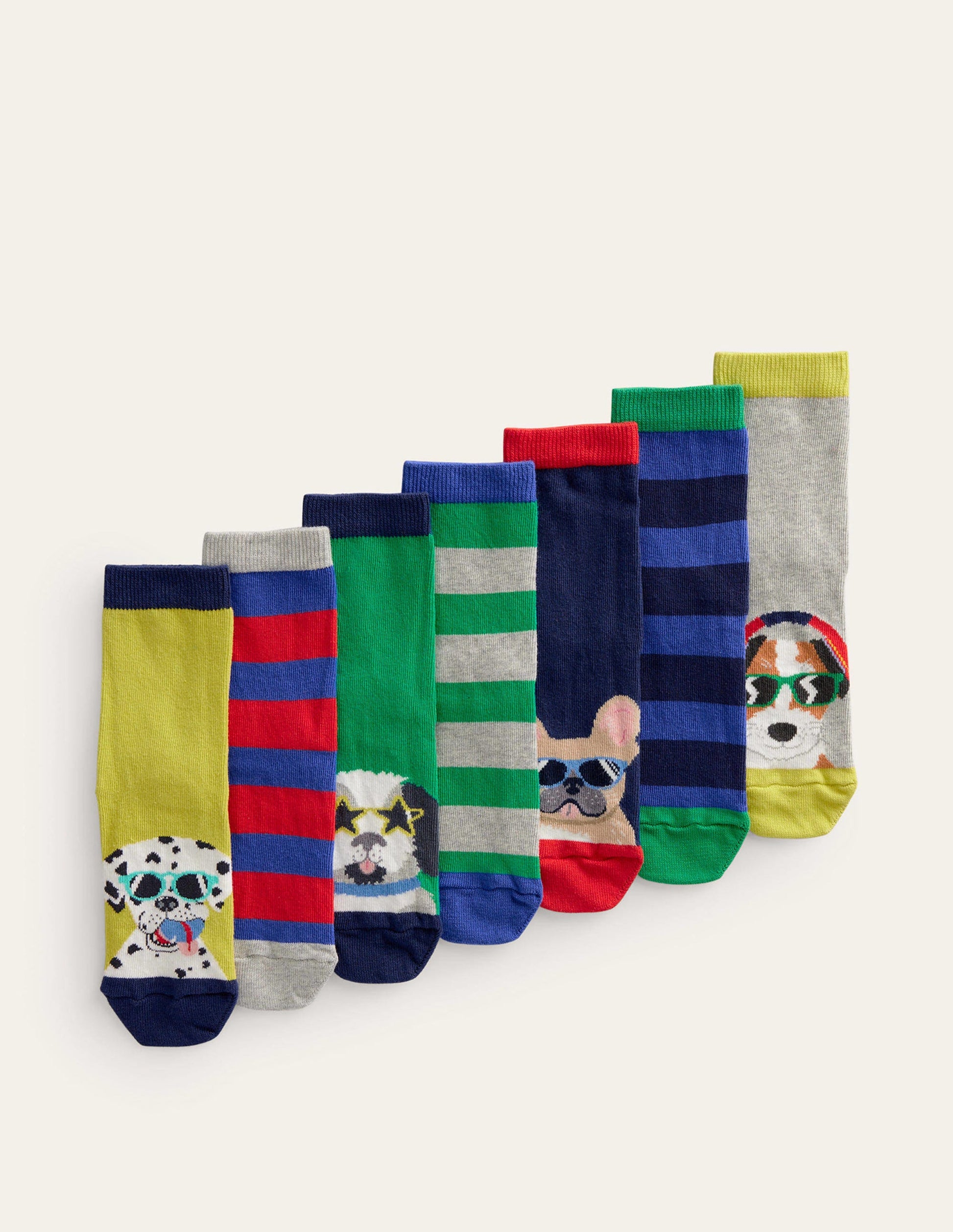 5 paires de chaussettes-Chiens multi-1