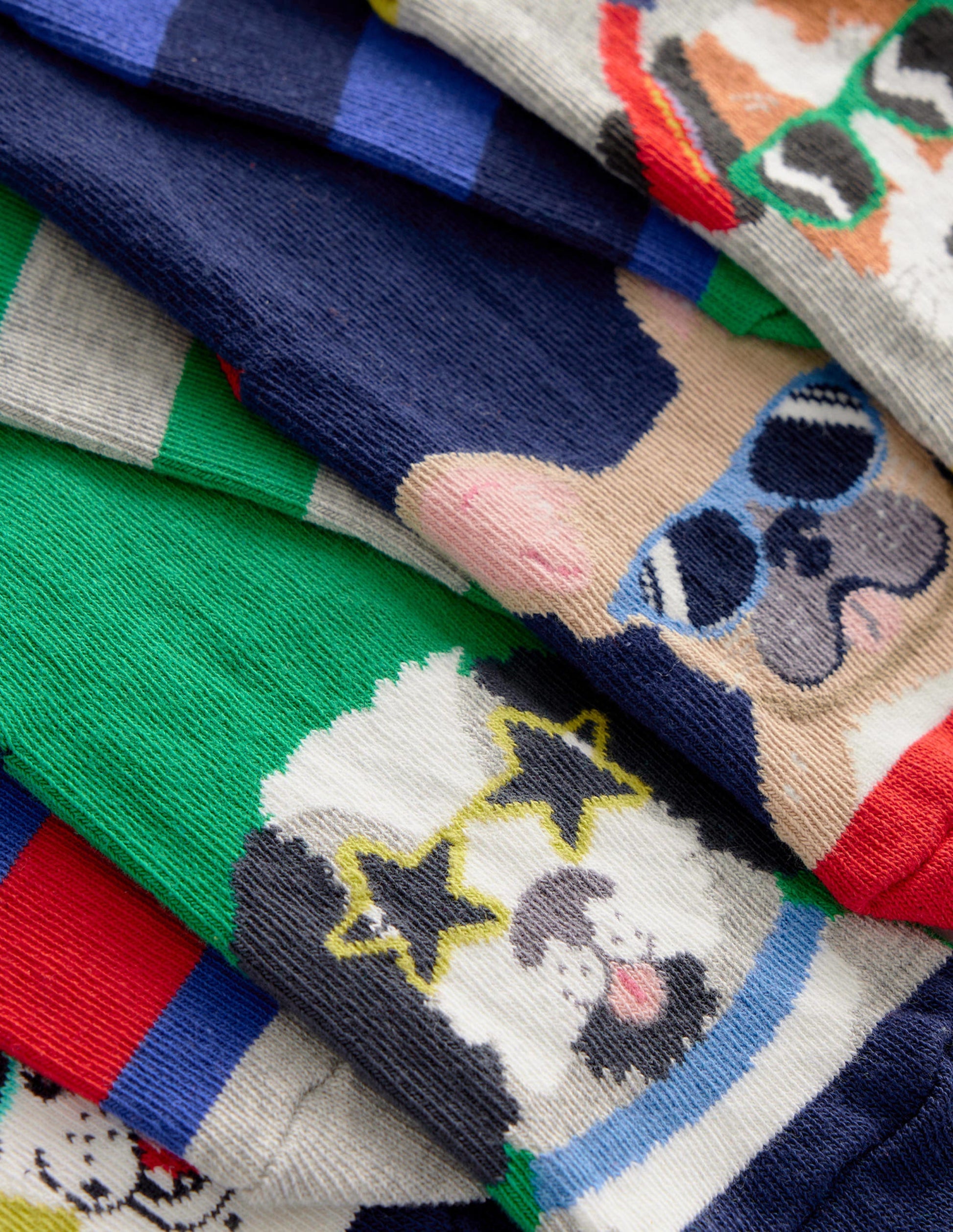 5 paires de chaussettes-Chiens multi-2