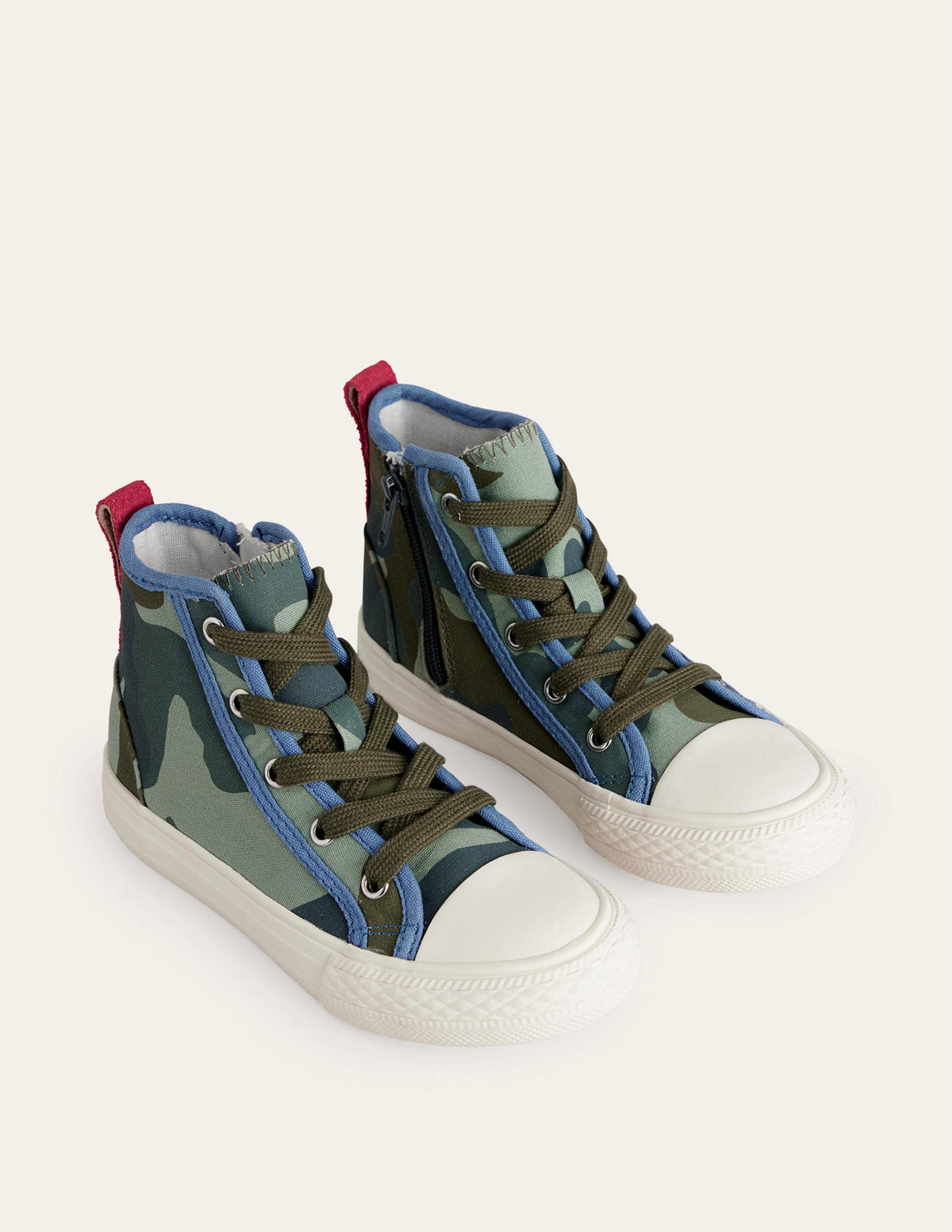 Hochgeschnittene Canvas-Sneaker-Camouflage - Image 2