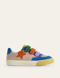 Leather Low Top-Multi Colourblock Star