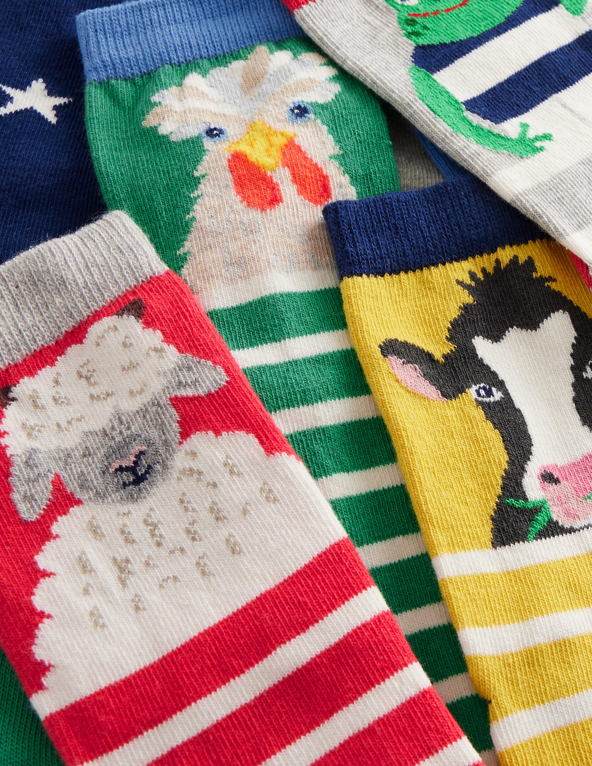 Socken im 7er-Pack-Bunt Bauernhof - Image 2