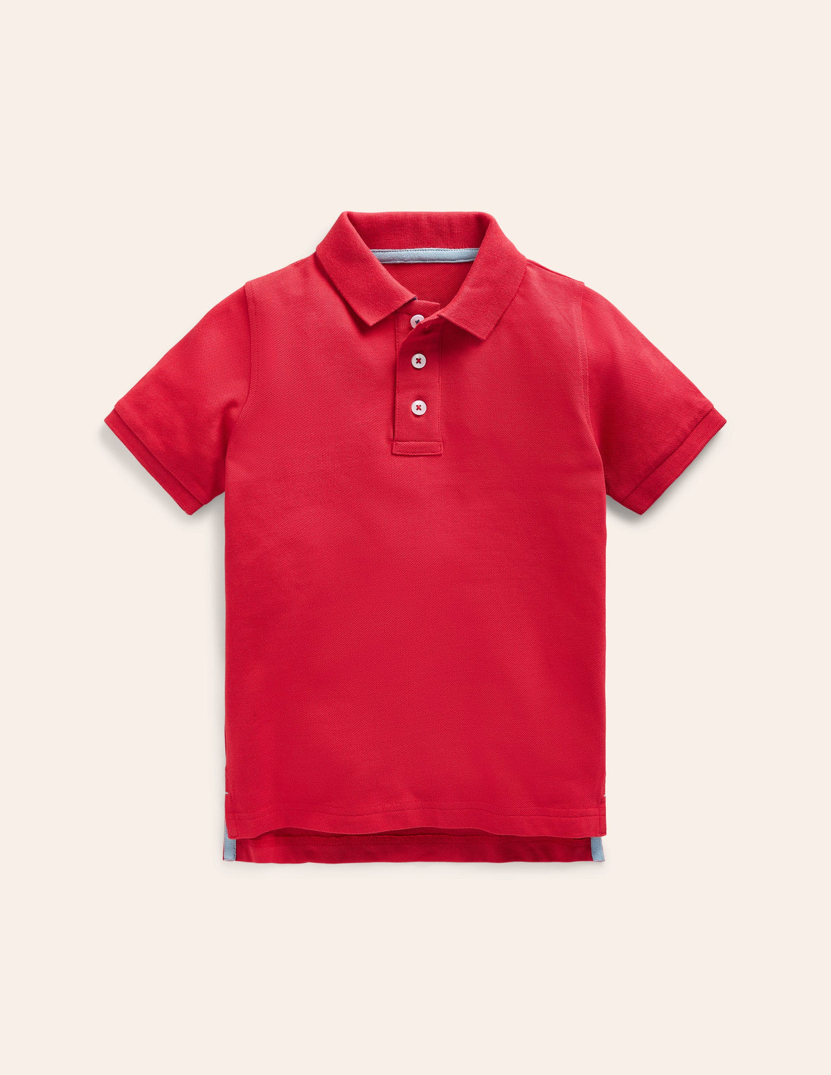Piqué-Polohemd-Lackrot - Image 1