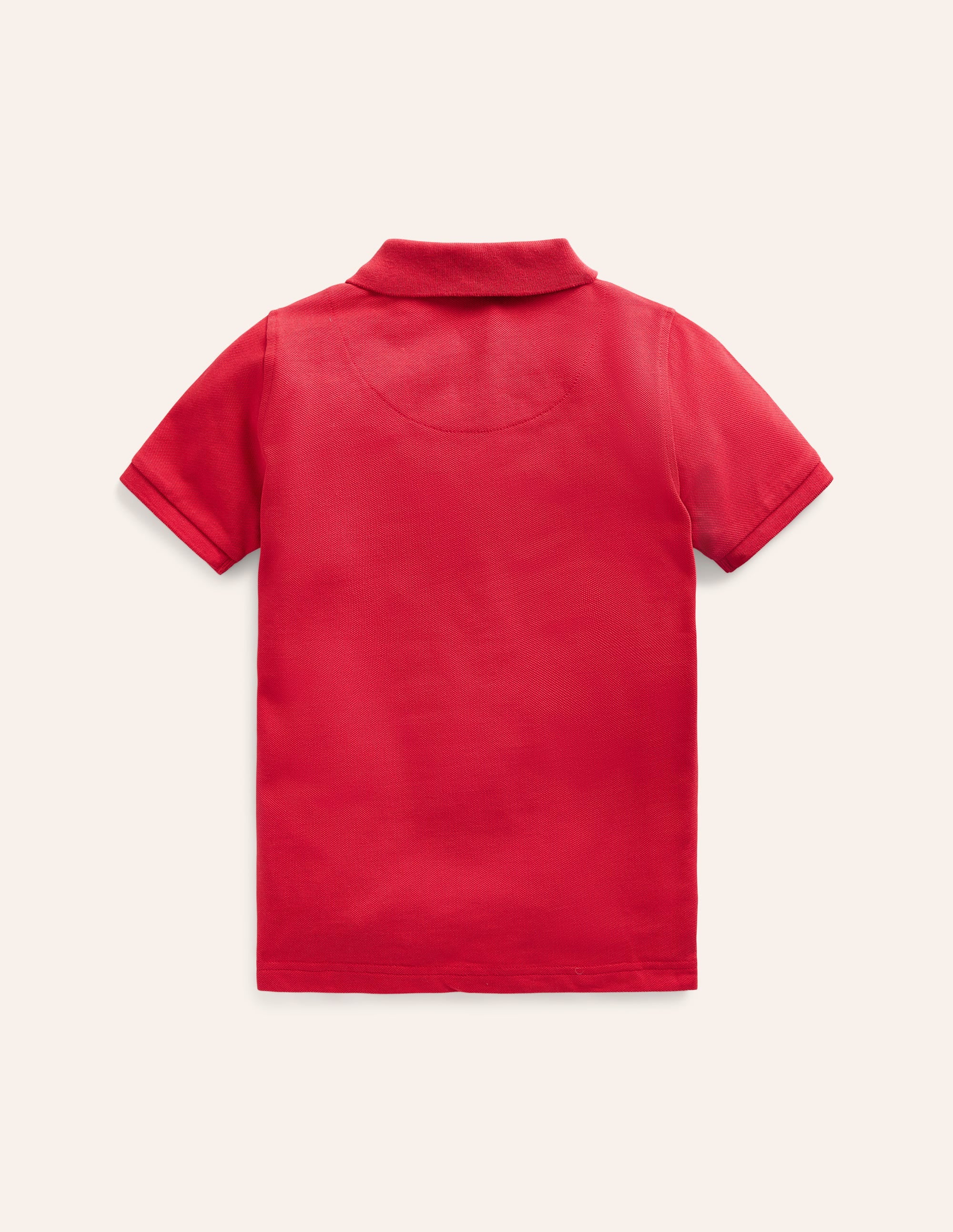 Piqué-Polohemd-Lackrot - Image 2