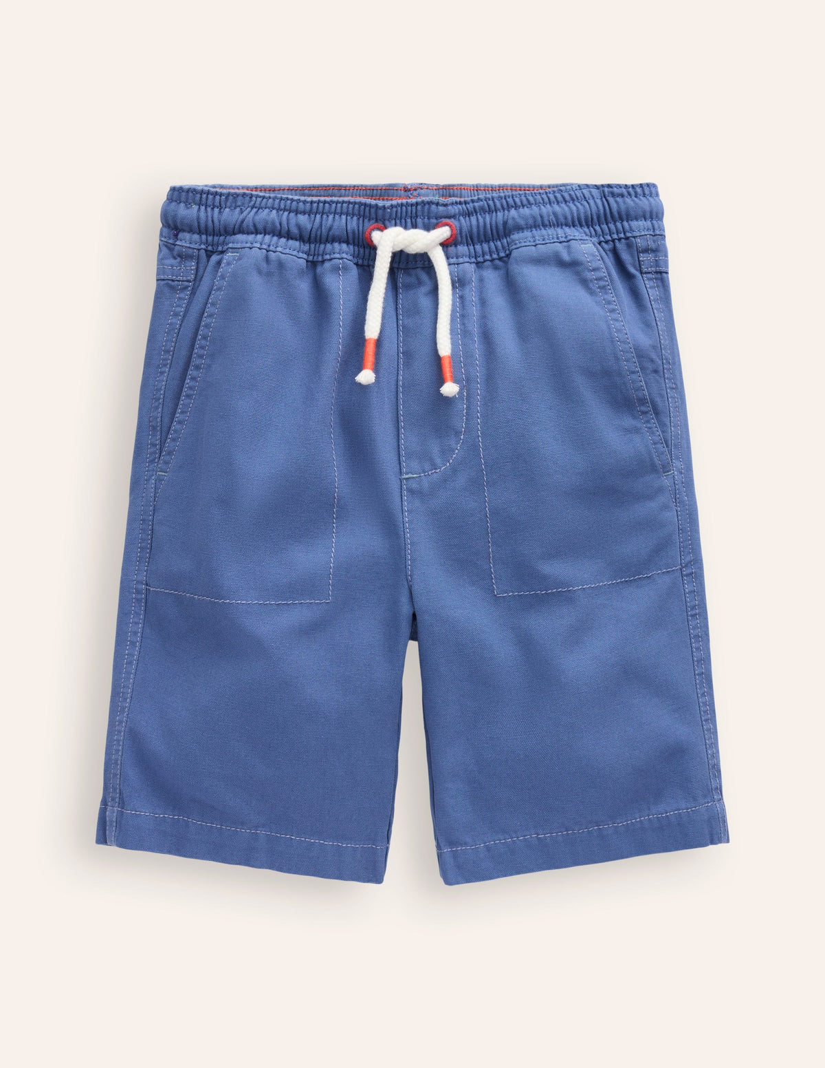 Short à enfiler avec cordon de serrage-Geai bleu - Image 1