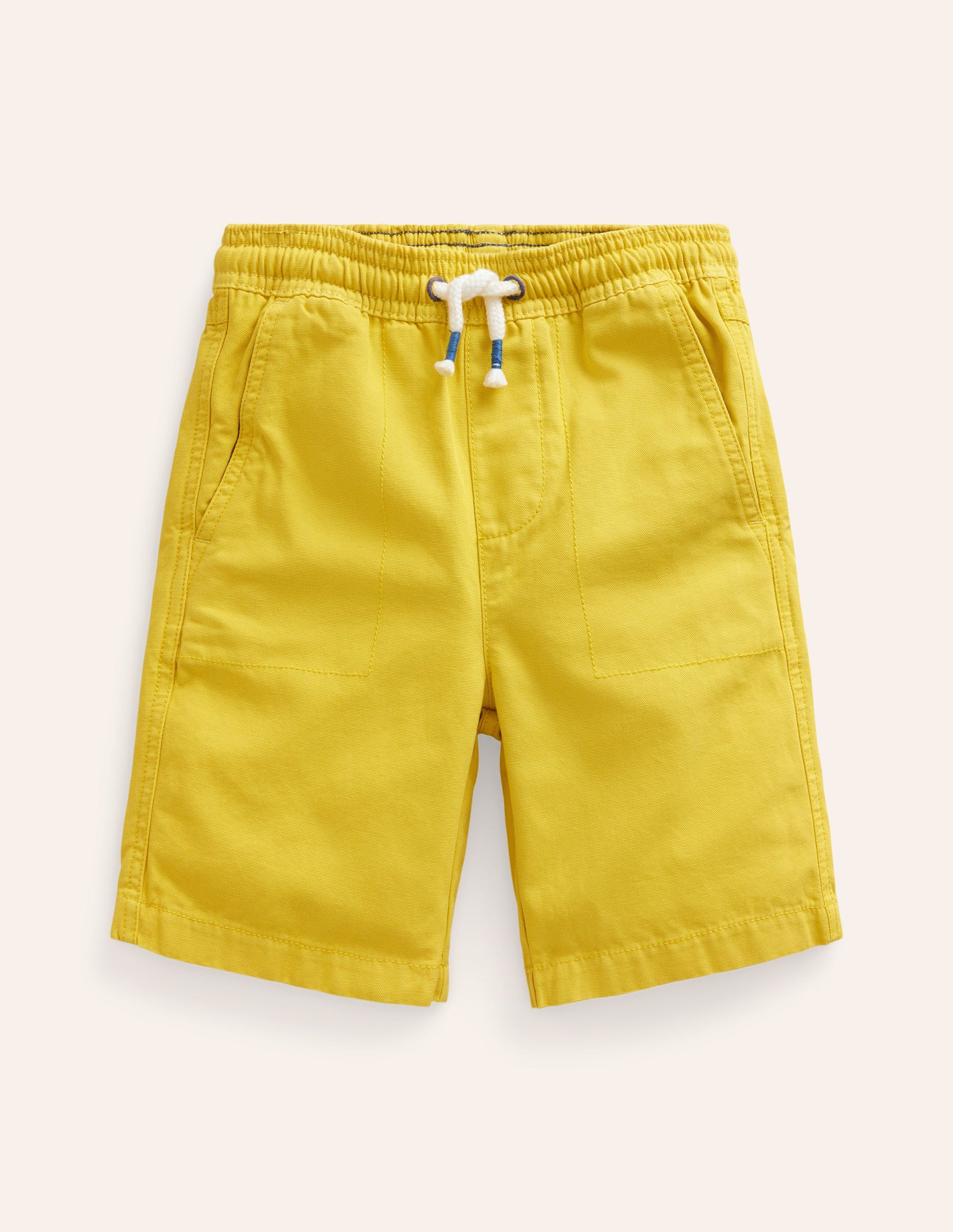 Shorts zum Hineinschlüpfen mit Kordelzug-Zitronengelb-1
