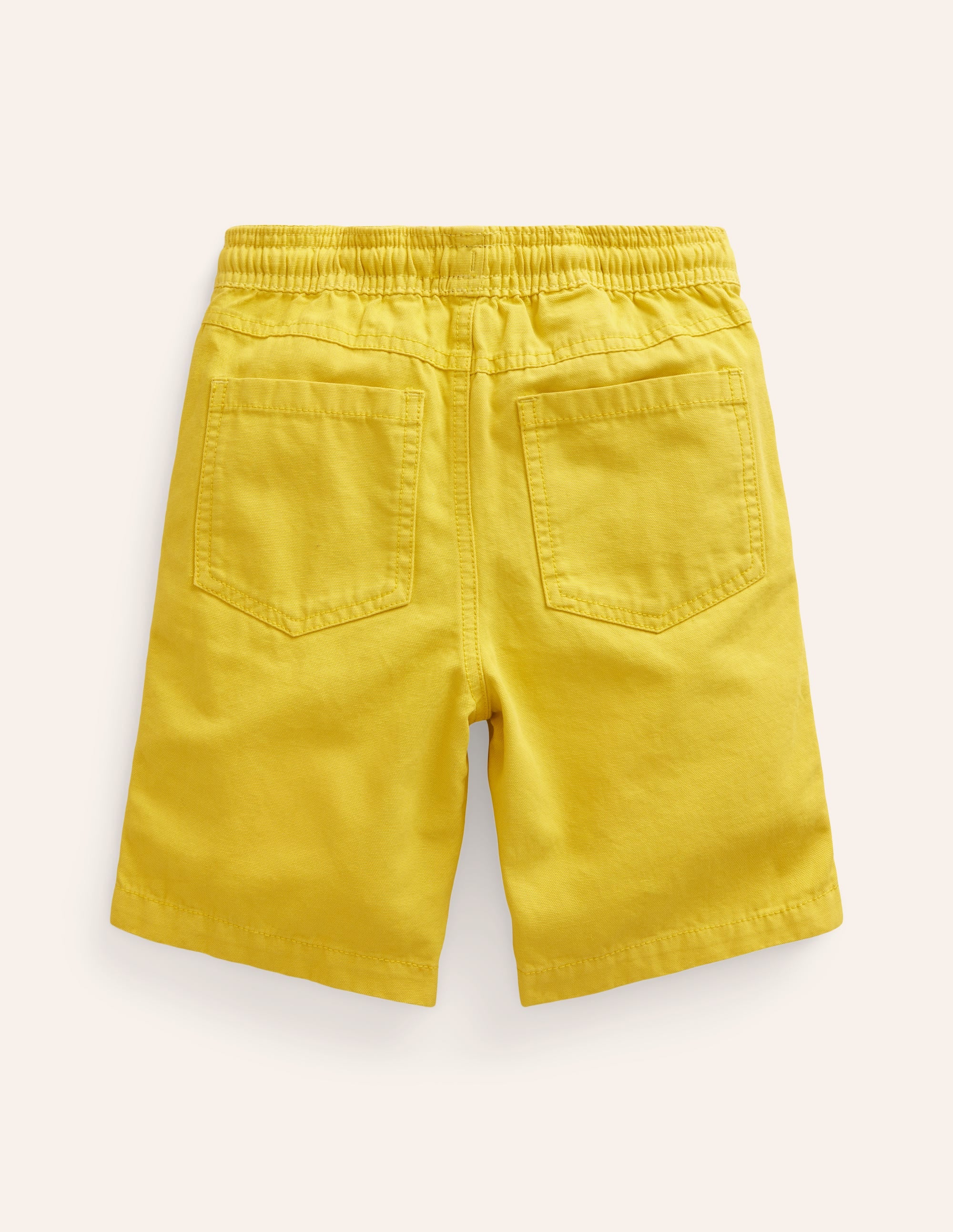 Shorts zum Hineinschlüpfen mit Kordelzug-Zitronengelb - Image 2