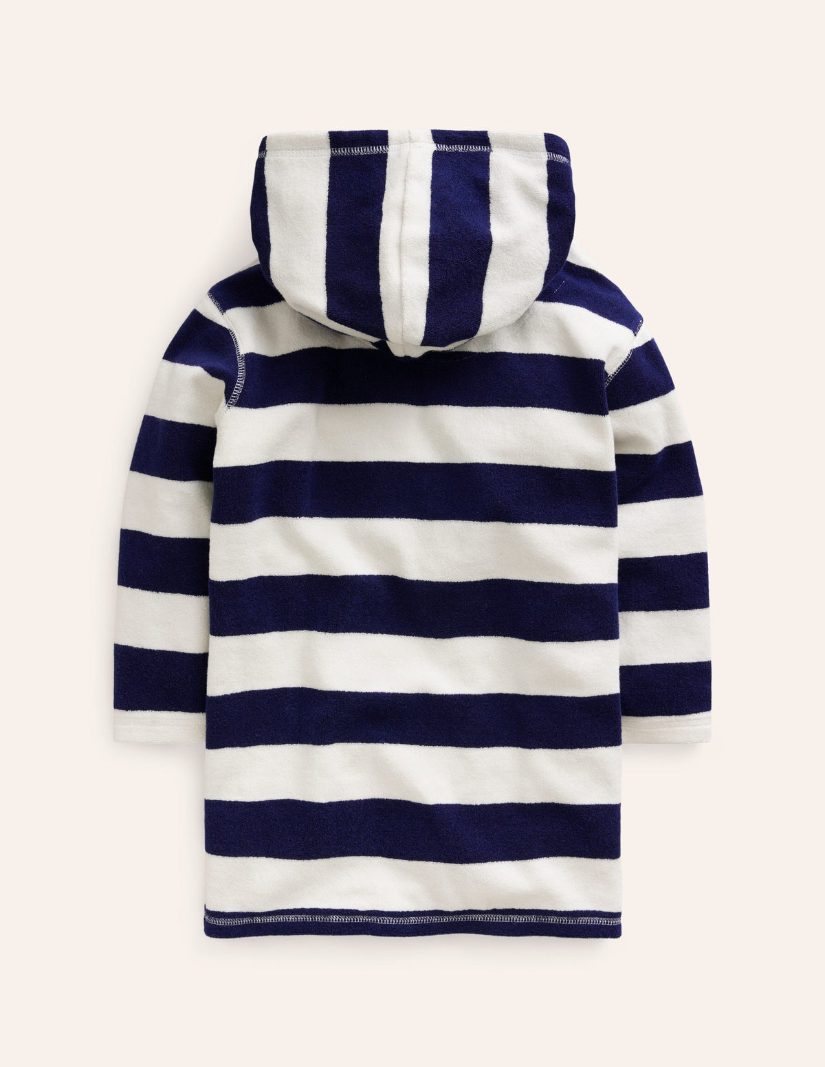Appliqué Towelling Throw-on-College Navy/Ivory Turtle - Image 2