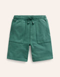 Garment Dye Shorts-Spruce Green