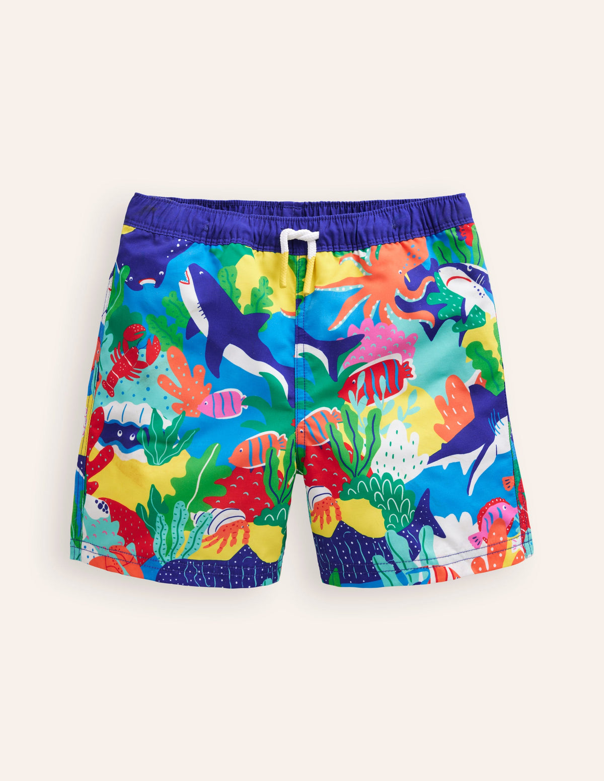 Swim Shorts-Multi Rainbow Reef-1