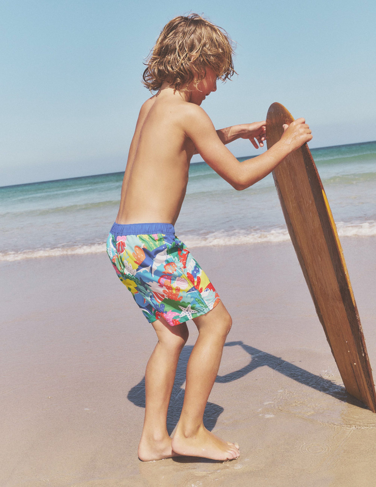 Swim Shorts-Multi Rainbow Reef-4