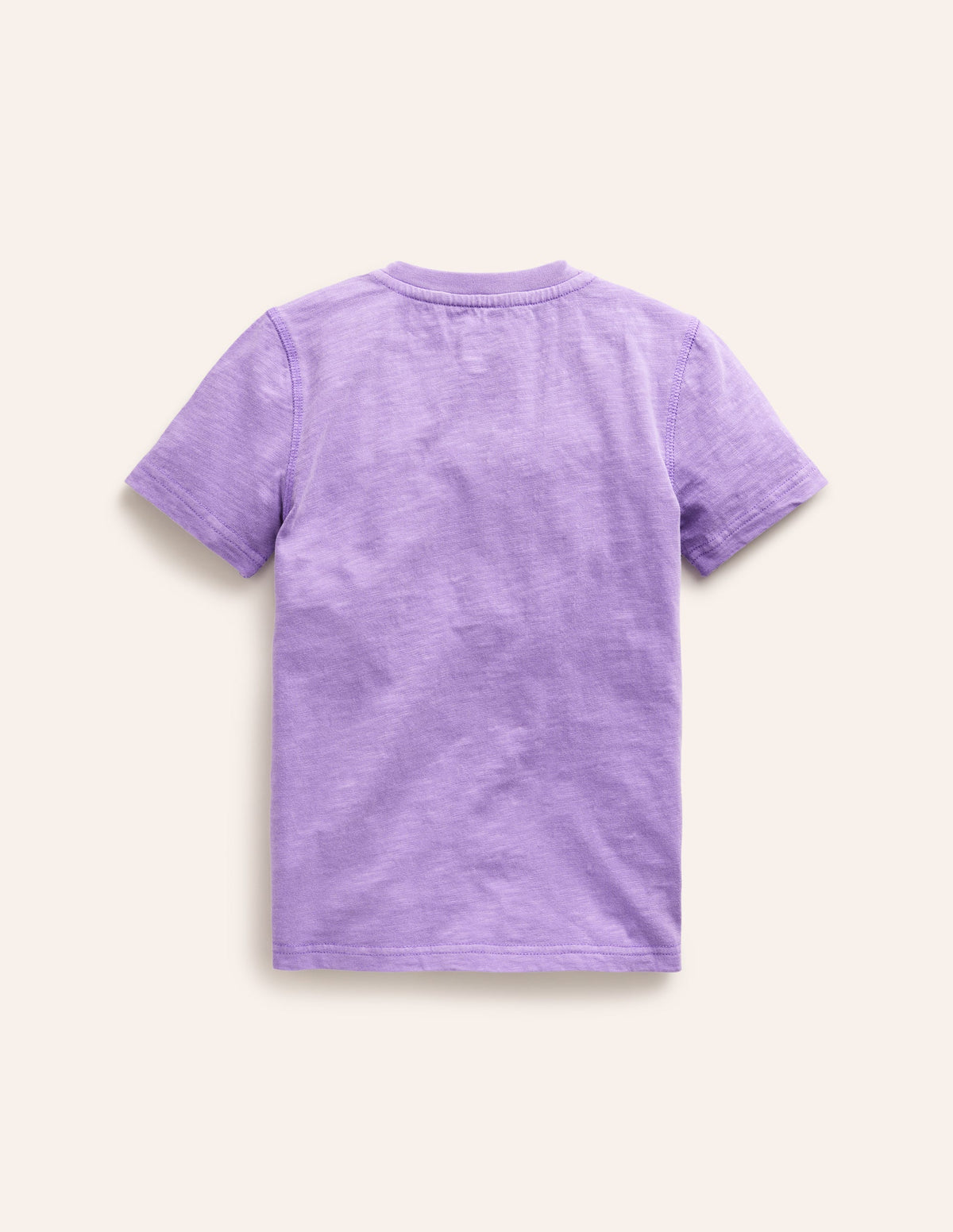 Henley T-Shirt aus gewaschener Baumwolle-Sanftes Lavendel - Image 2