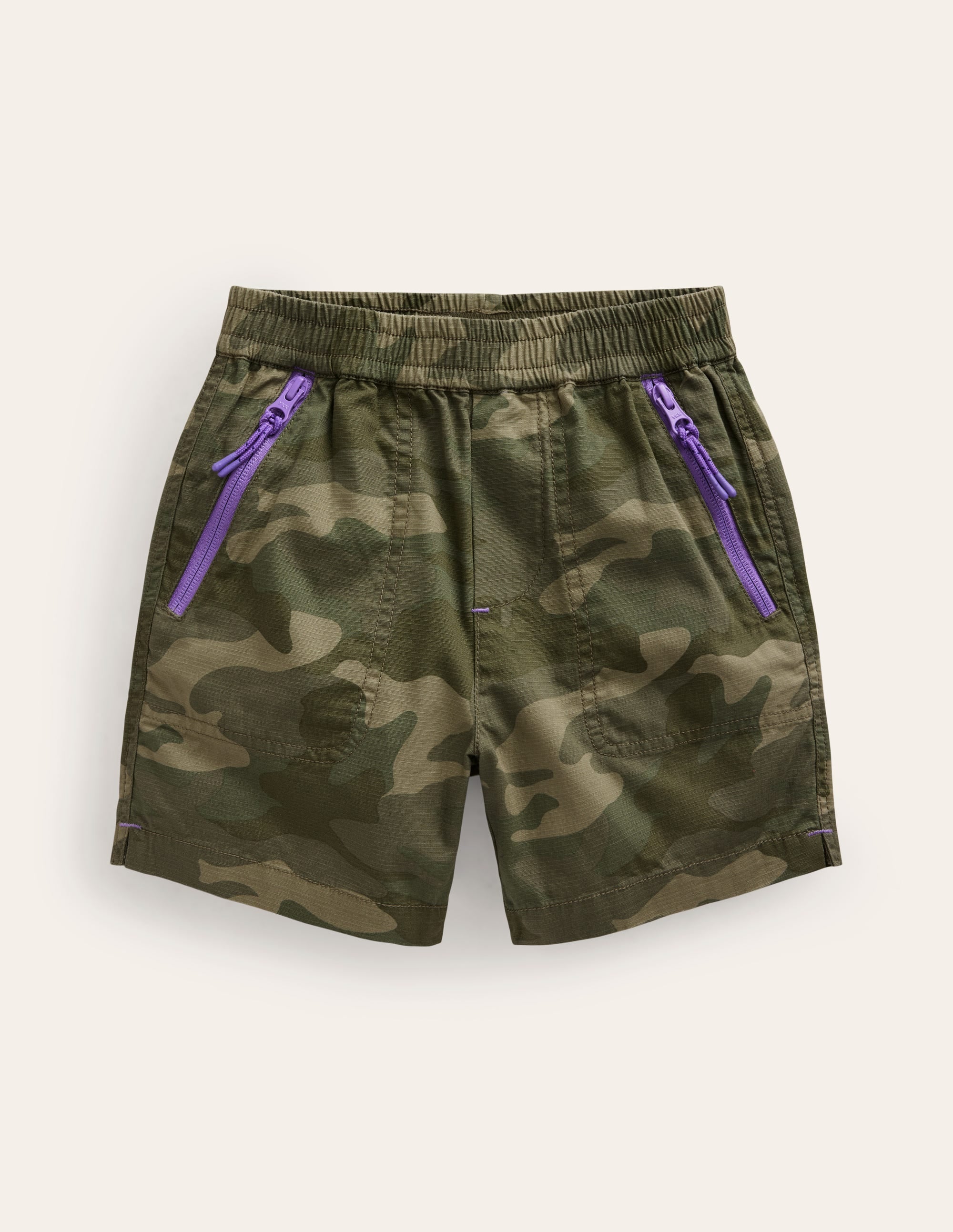 Utility Ripstop Shorts-Khaki Camo - Image 1