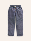 Pantalon d'été à enfiler-Chambray moyen