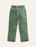 Pantalon d'été à enfiler-Vert romarin
