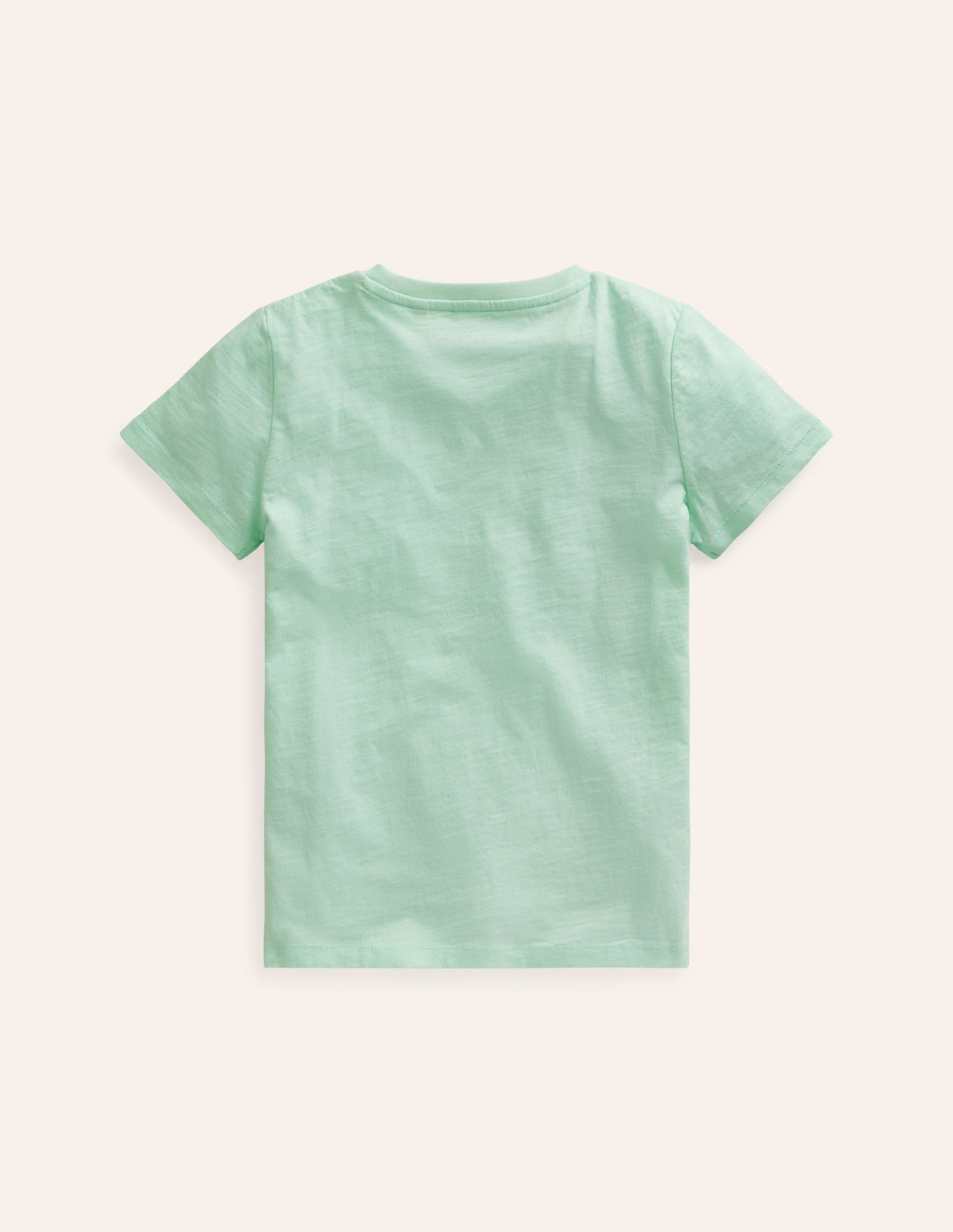 Vorgewaschenes Flammgarn-T-Shirt-Aloha-Grün - Image 2