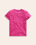 Vorgewaschenes Flammgarn-T-Shirt-Wundervolles Rosa