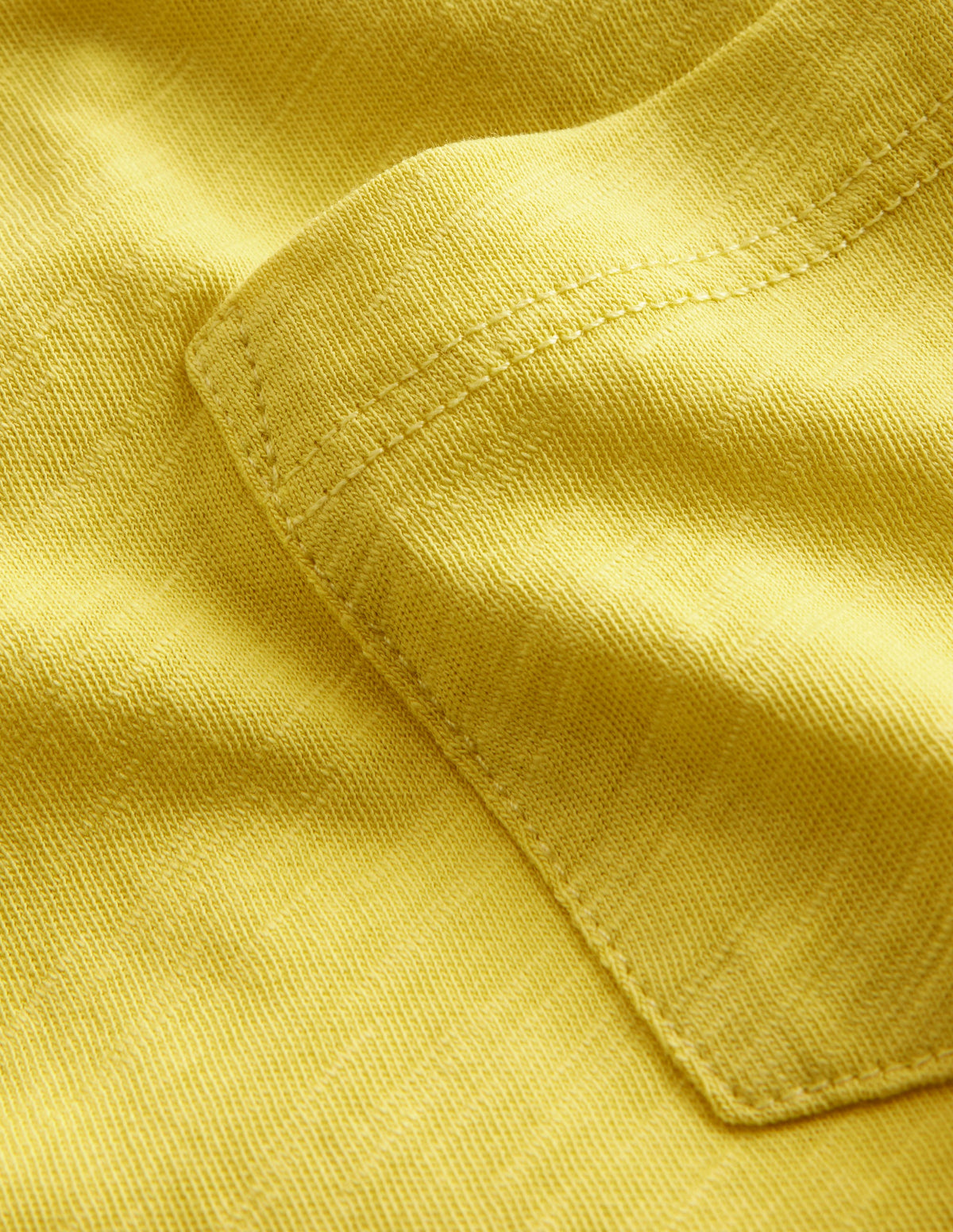 Vorgewaschenes Flammgarn-T-Shirt-Zitronenzestengelb - Image 3