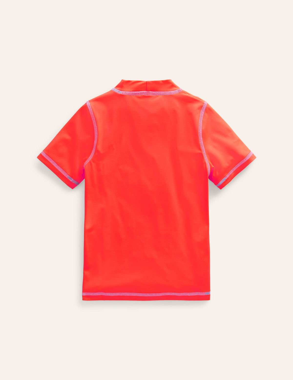 Short Sleeve Rash Vest-Paradise Orange - Image 2