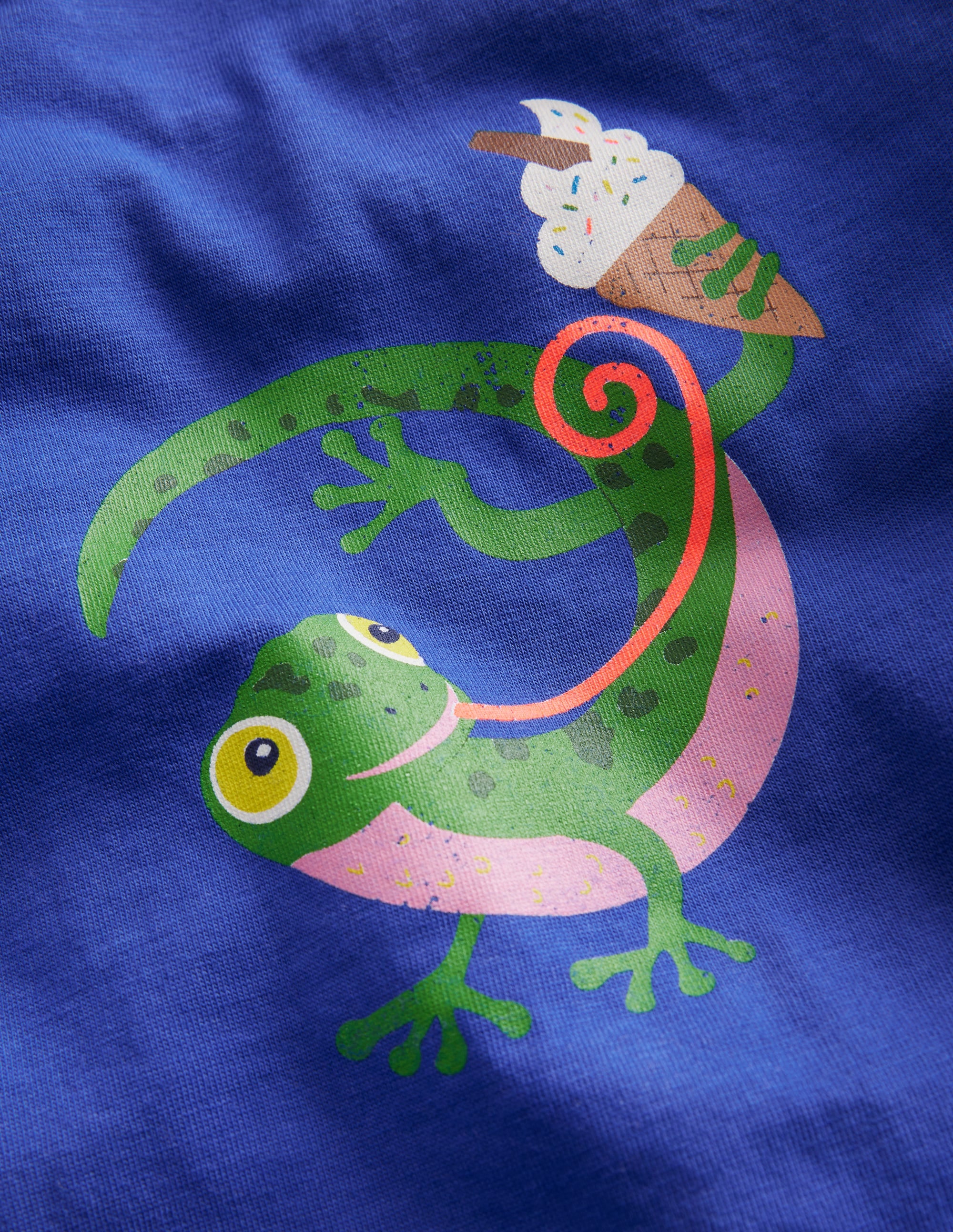 T-shirt avec logo sur la poitrine-Gecko azurant - Image 3