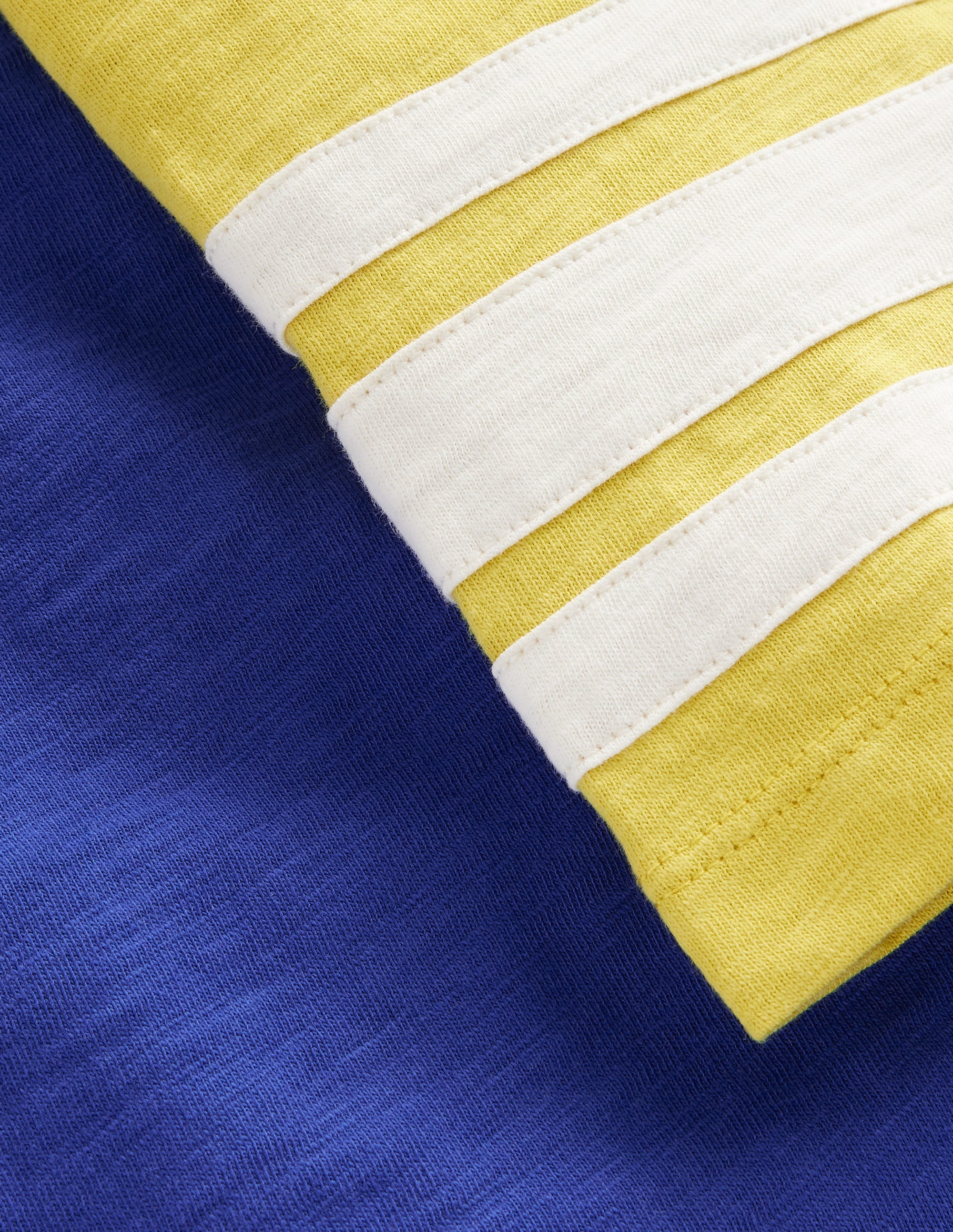 Kurzärmliges T-Shirt mit Raglan-Ärmeln-Blaureiher/Stachelbeergelb - Image 3