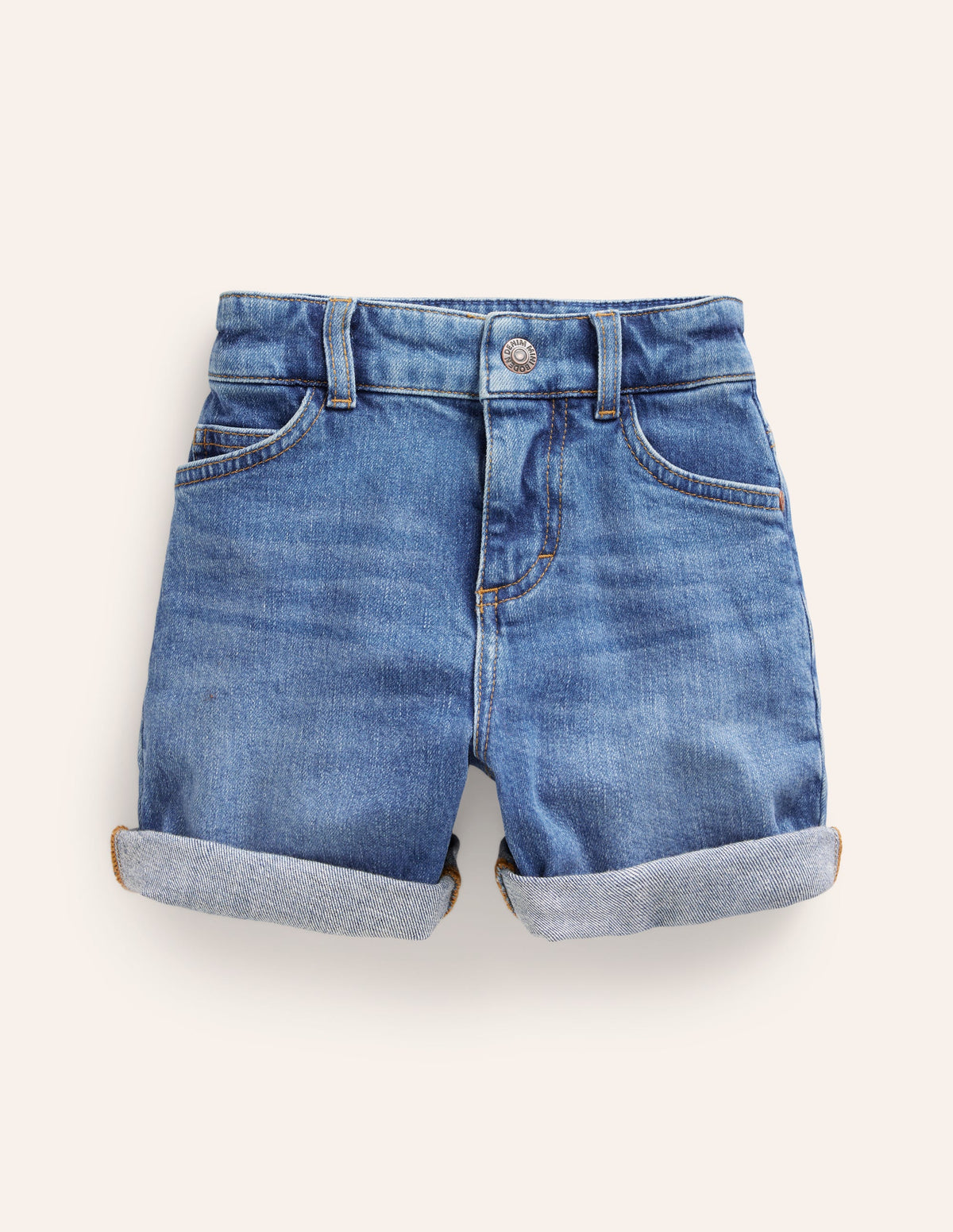 Jeansshorts-Mittleres Denim-1