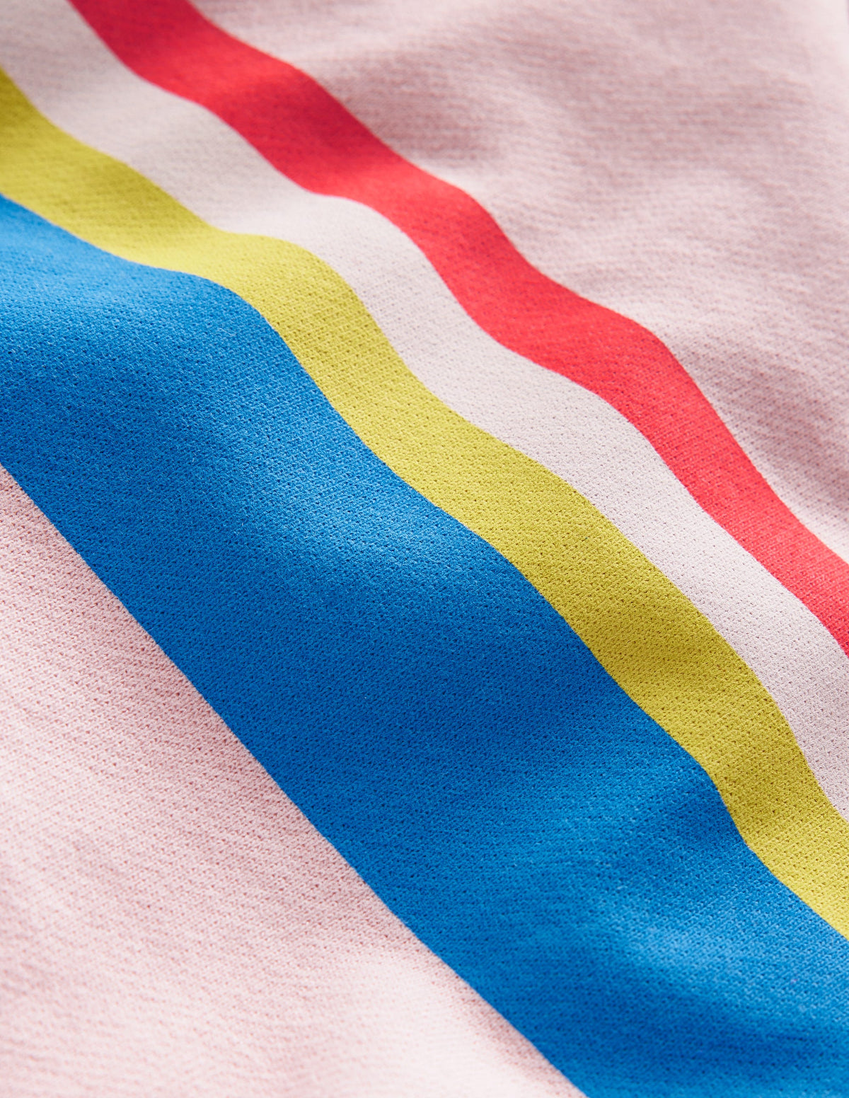 Sweatshirt mit Streifenmuster-Ballettrosa Bunt Streifen-3