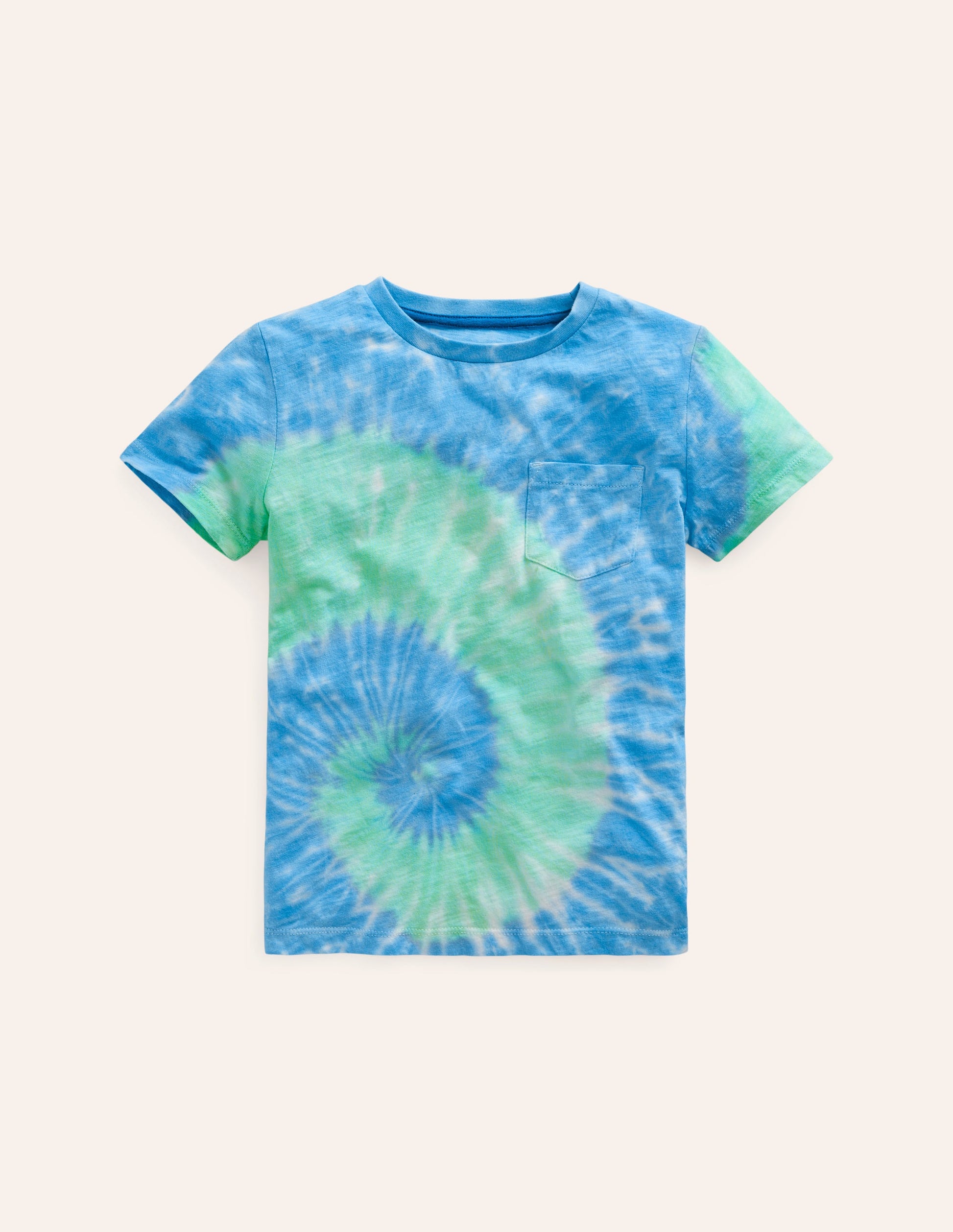 Batik-T-Shirt-Blau Batik-1
