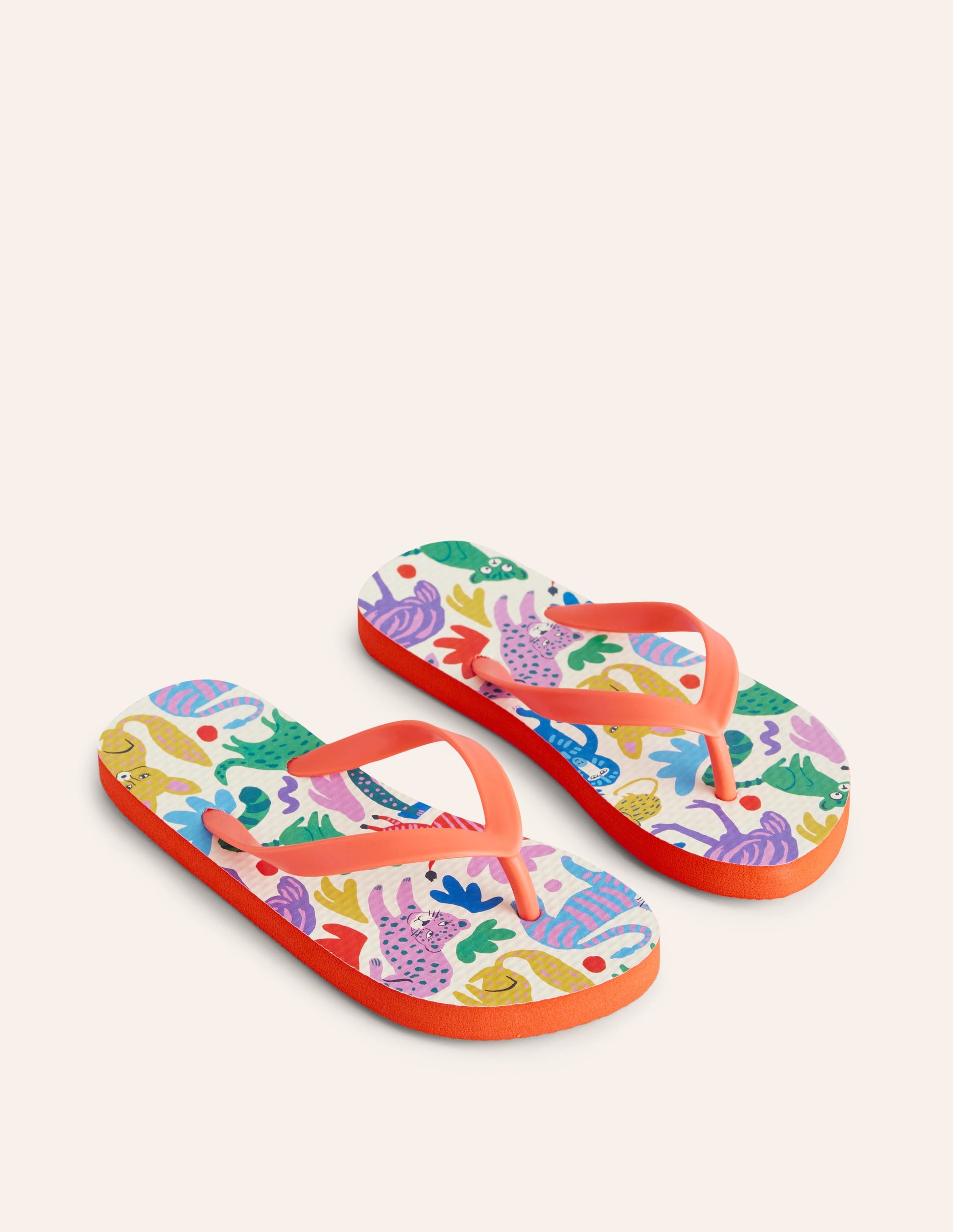 Lustige Flip-Flops-Bunt Safari Freunde-2