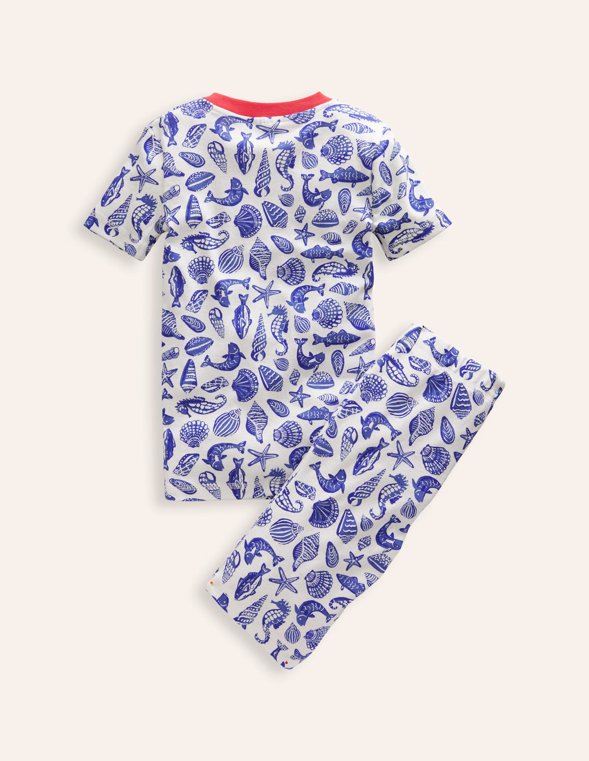Pyjama court douillet-Littoral bleu saphir - Image 2