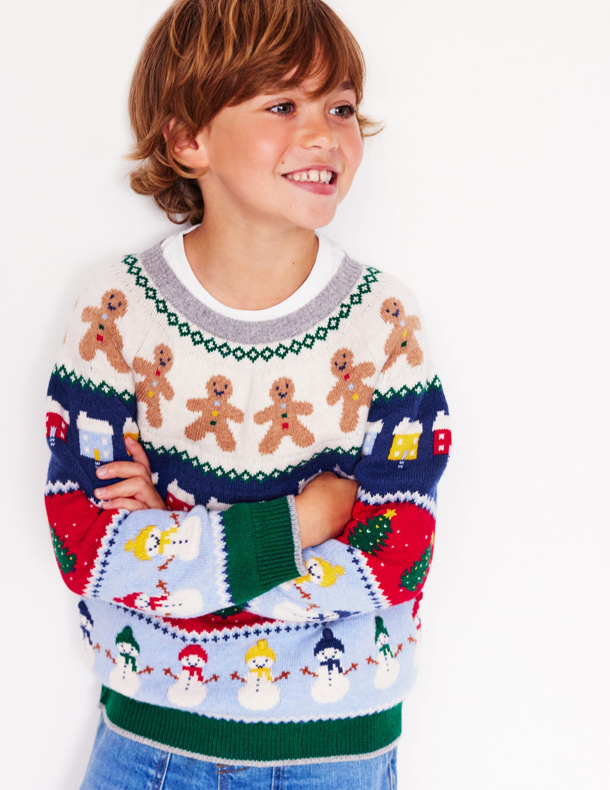 Fair Isle Jumper-All Over Christmas - Image 3