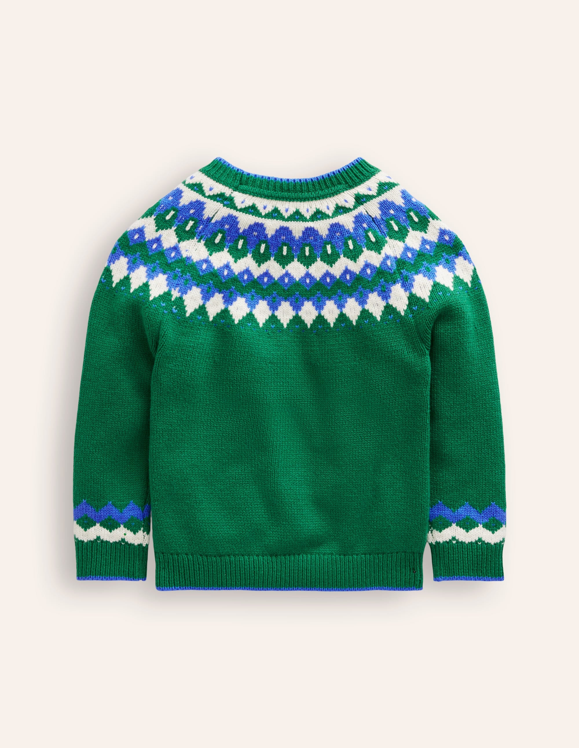 Fair-Isle-Pullover-Efeugrün - Image 4