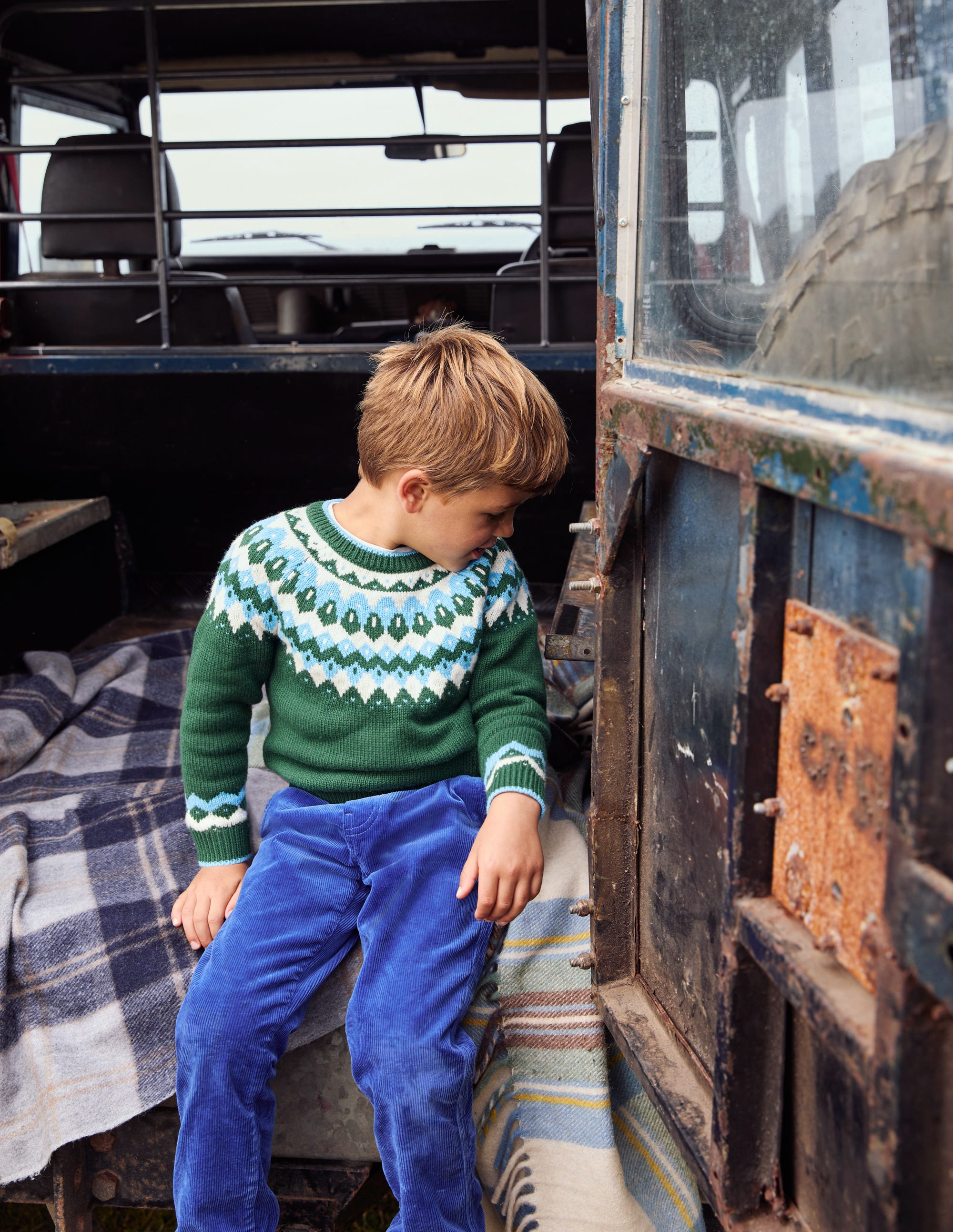 Fair-Isle-Pullover-Efeugrün - Image 6