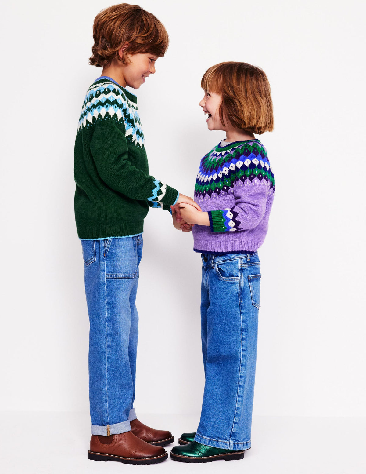 Fair-Isle-Pullover-Efeugrün - Image 11